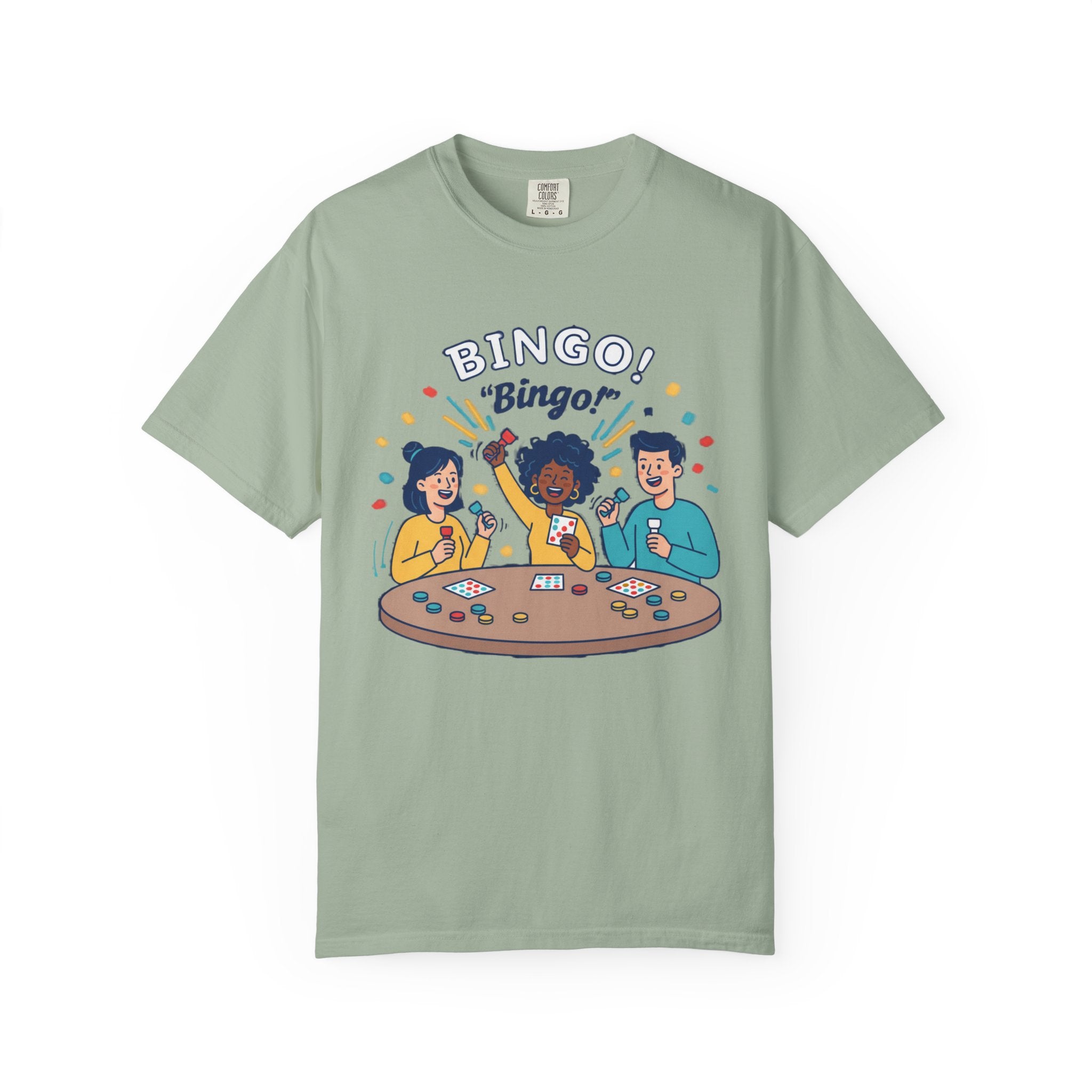 Bingo Night T-Shirt — "Yelling Bingo" Friends Game Tee