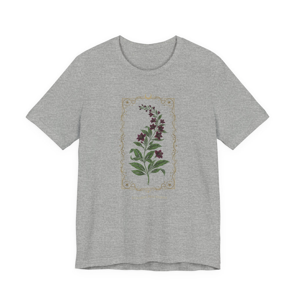 Nightshade Botanical Tee | dark botanical, gothic floral