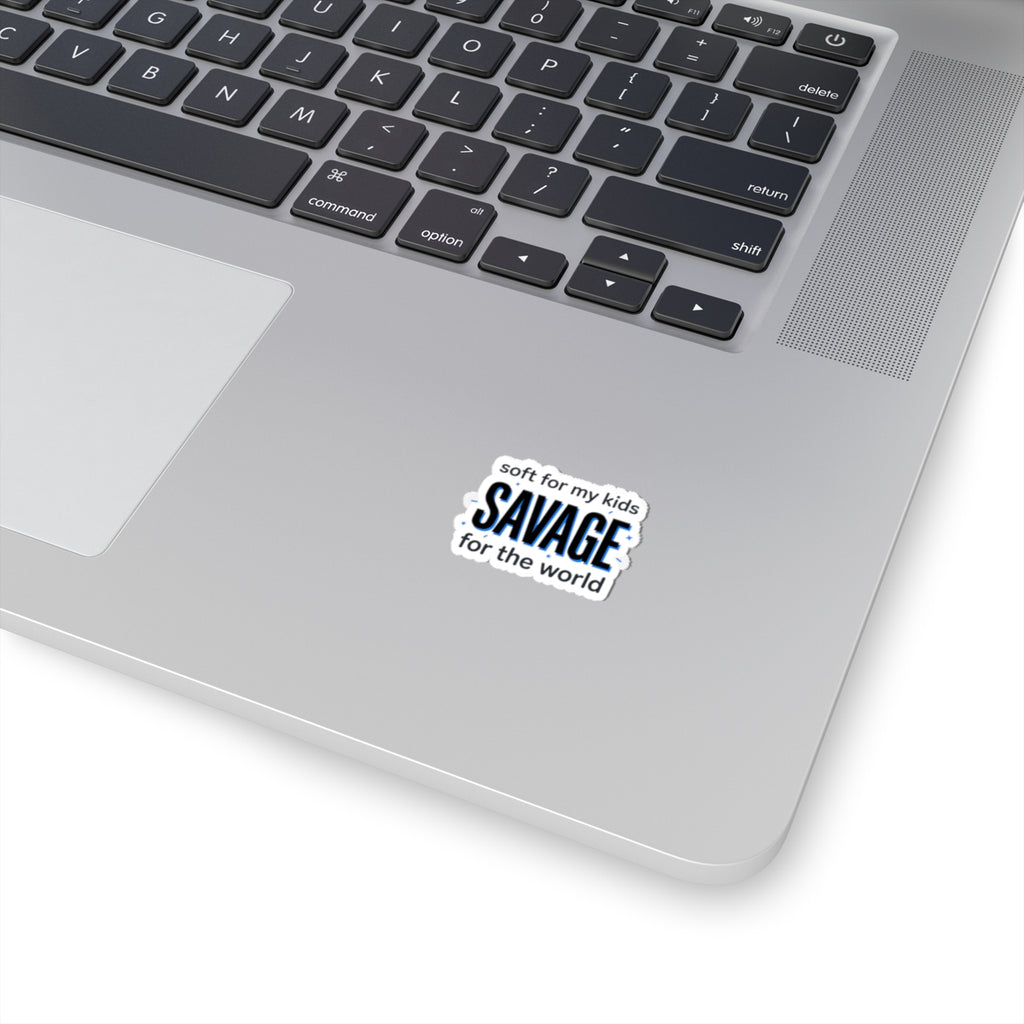 Savage Mom Sticker | Minimal Typographic Mother’s Day, Mama Identity