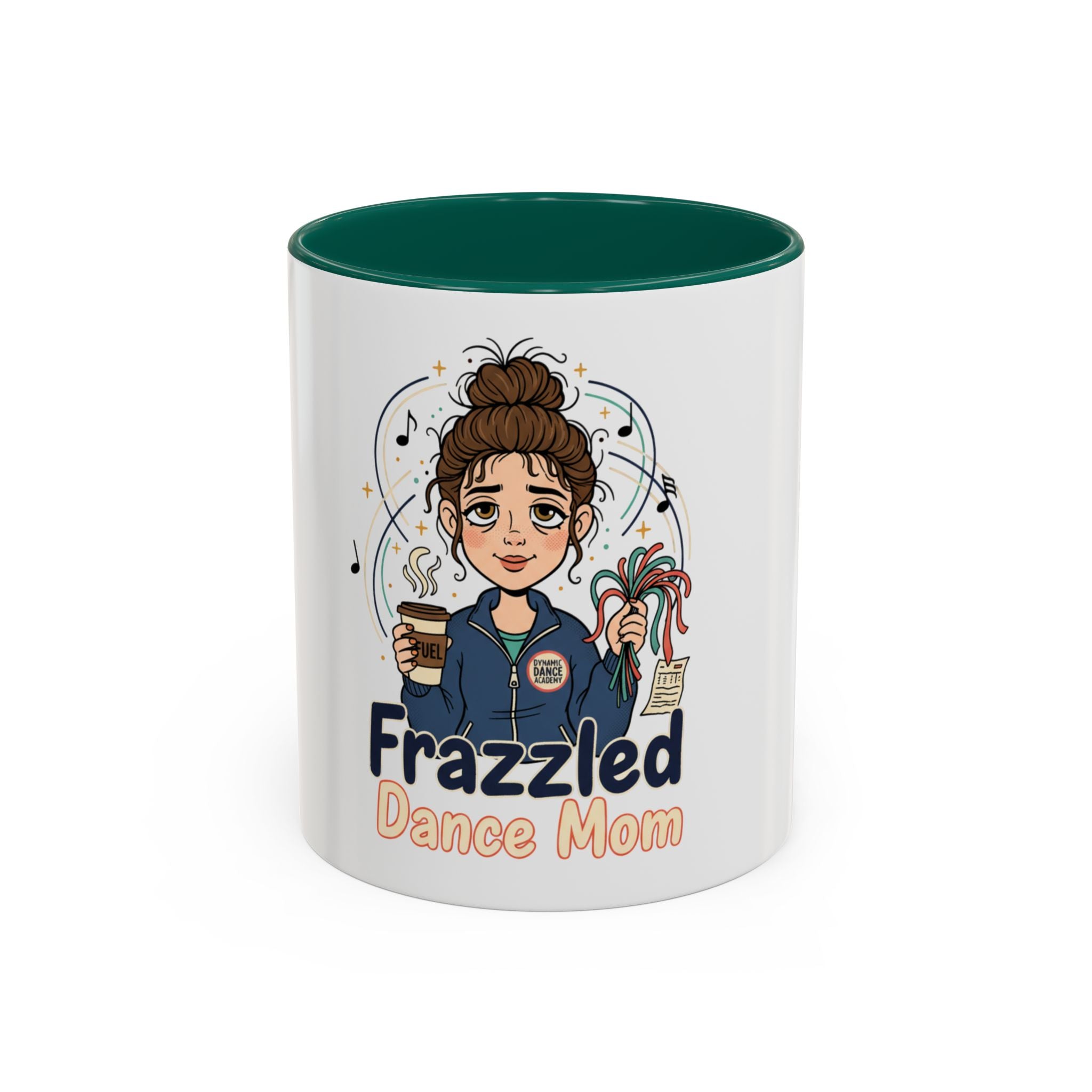 Frazzled Dance Mom Mug — Cute Coffee Cup for Dance Moms (11oz/15oz)