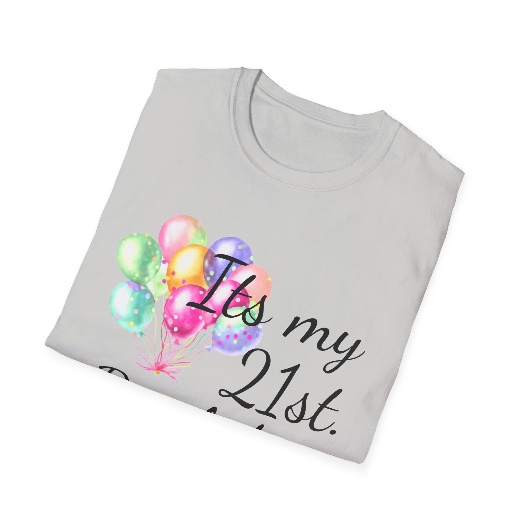 Birthday Balloons T-Shirt — "It's My" Celebration Tee