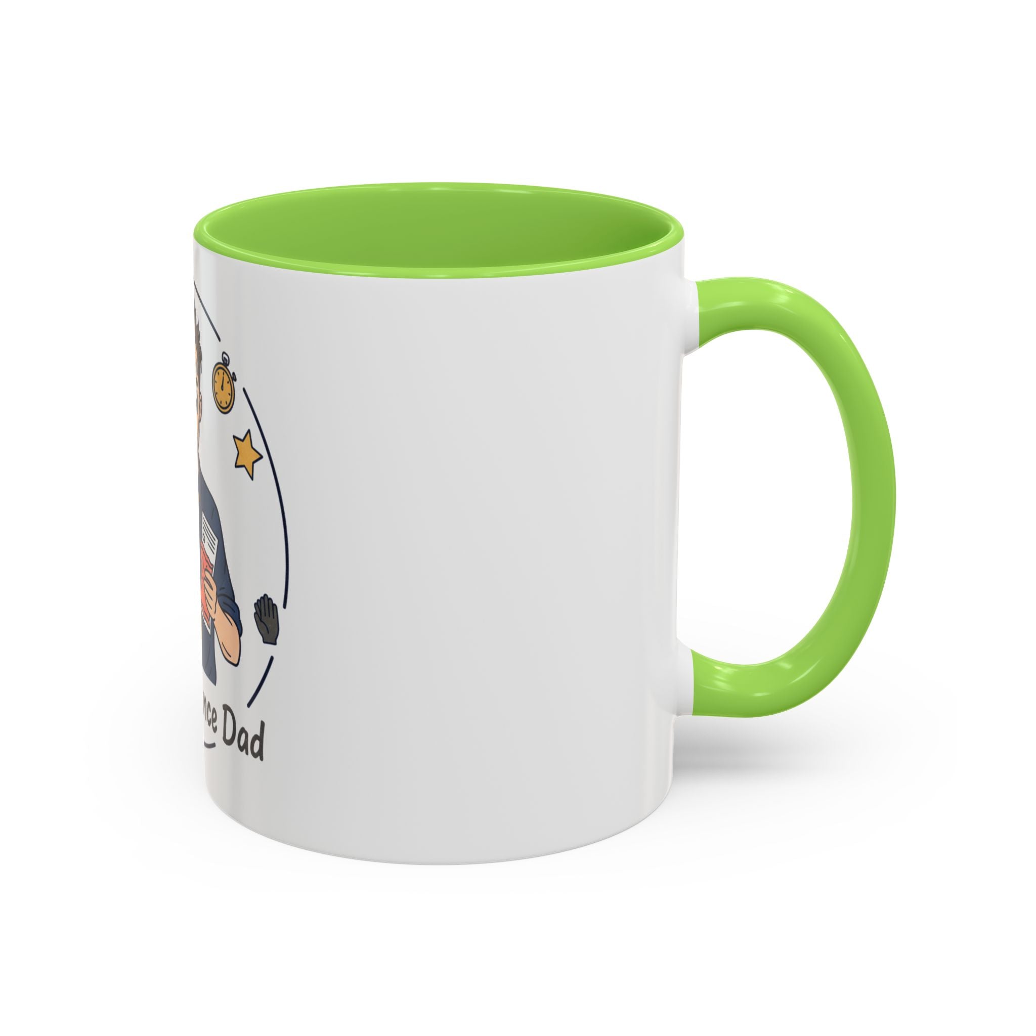 Frazzled Dance Dad Mug — Funny Dance Dad Coffee Cup (11oz/15oz)