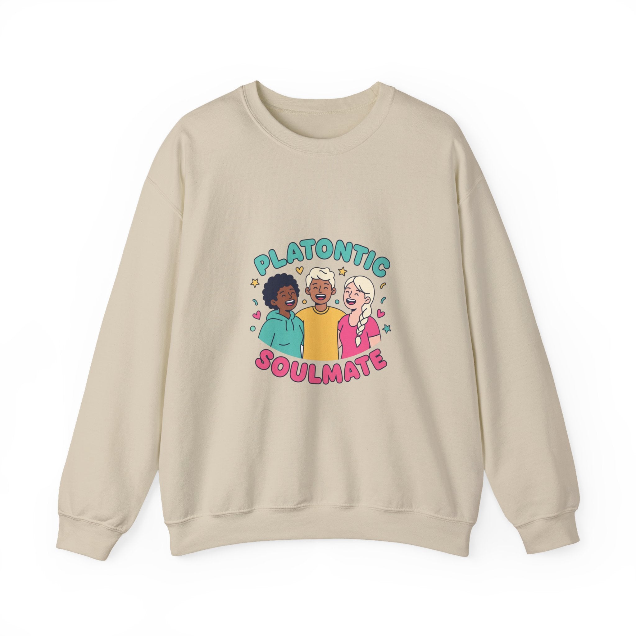 Platonic Soulmate Crewneck Sweatshirt | friendship, platonic love