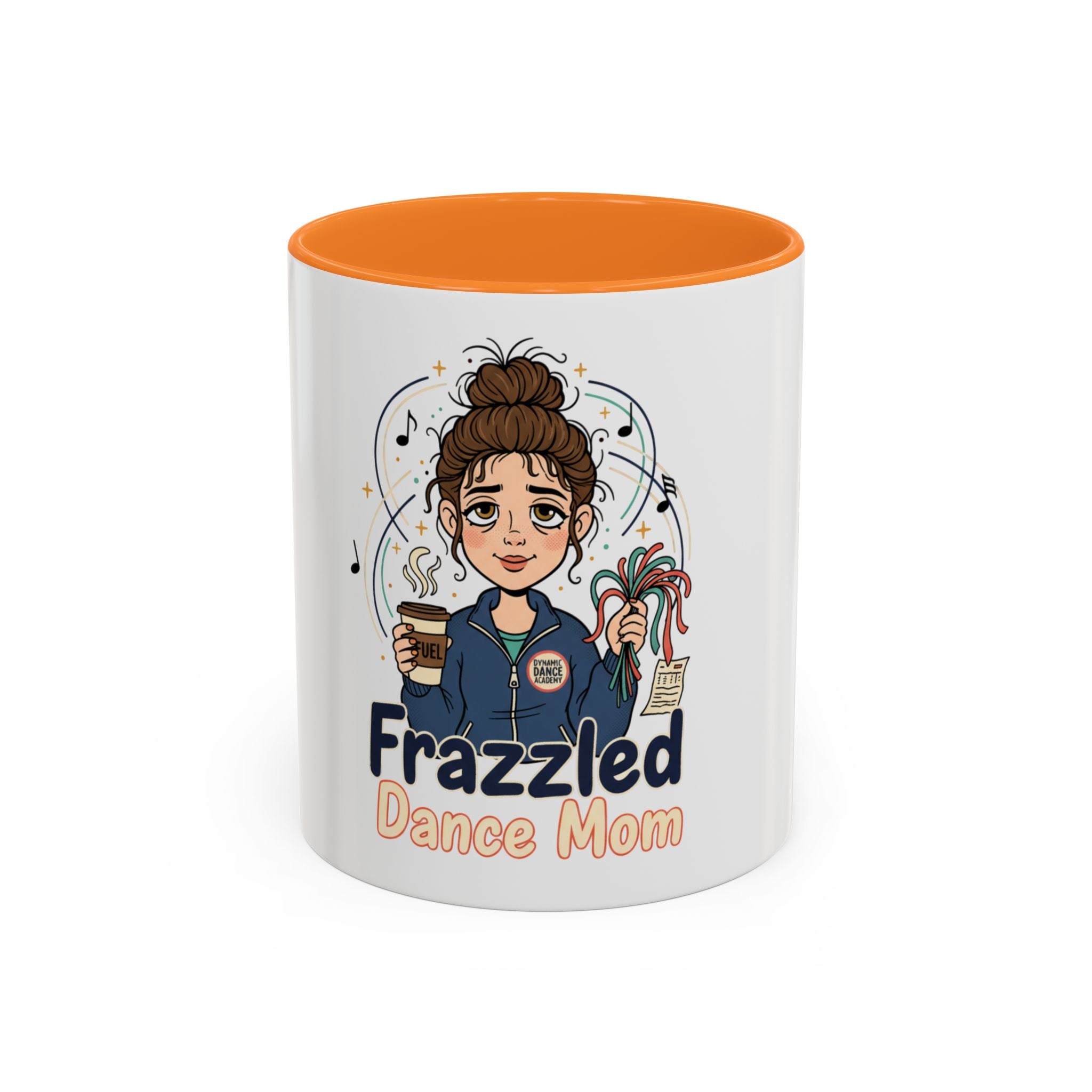 Frazzled Dance Mom Mug — Cute Coffee Cup for Dance Moms (11oz/15oz)