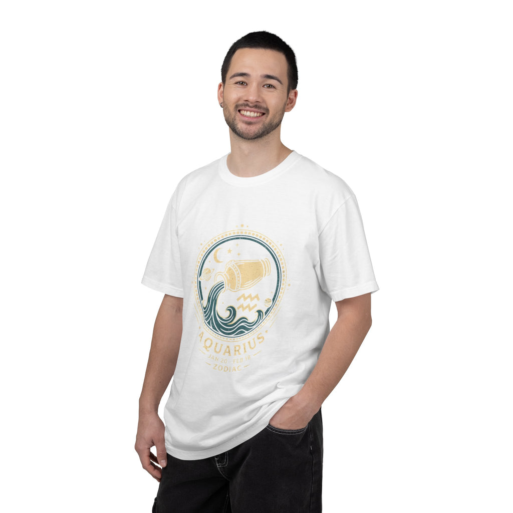 Aquarius Zodiac T-Shirt — Water Bearer Astrology Tee