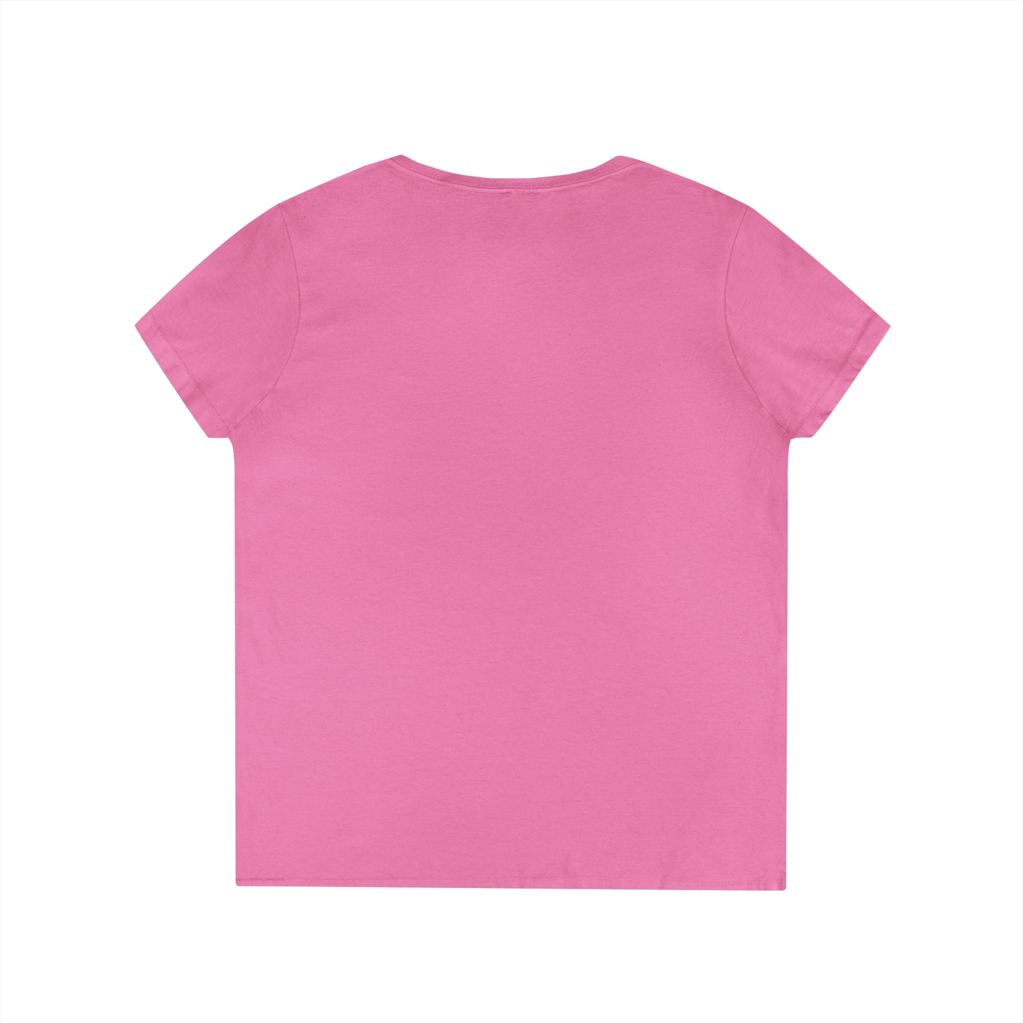 Mom Faux Love V-Neck T-Shirt —Faux Floral Heart "Love" Mother's Day Tee