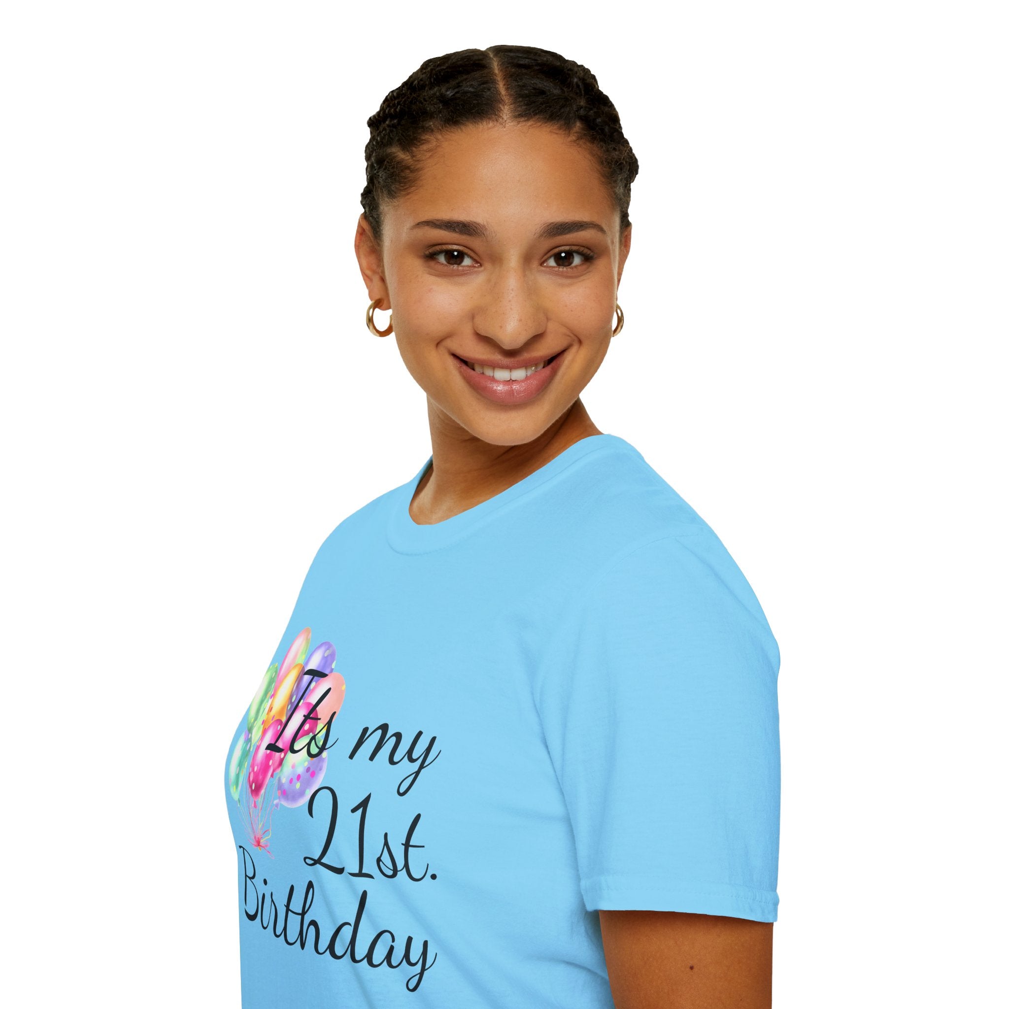Birthday Balloons T-Shirt — "It's My" Celebration Tee