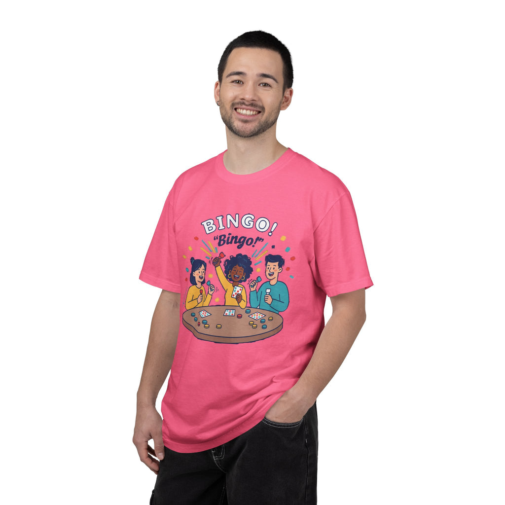 Bingo Night T-Shirt — "Yelling Bingo" Friends Game Tee