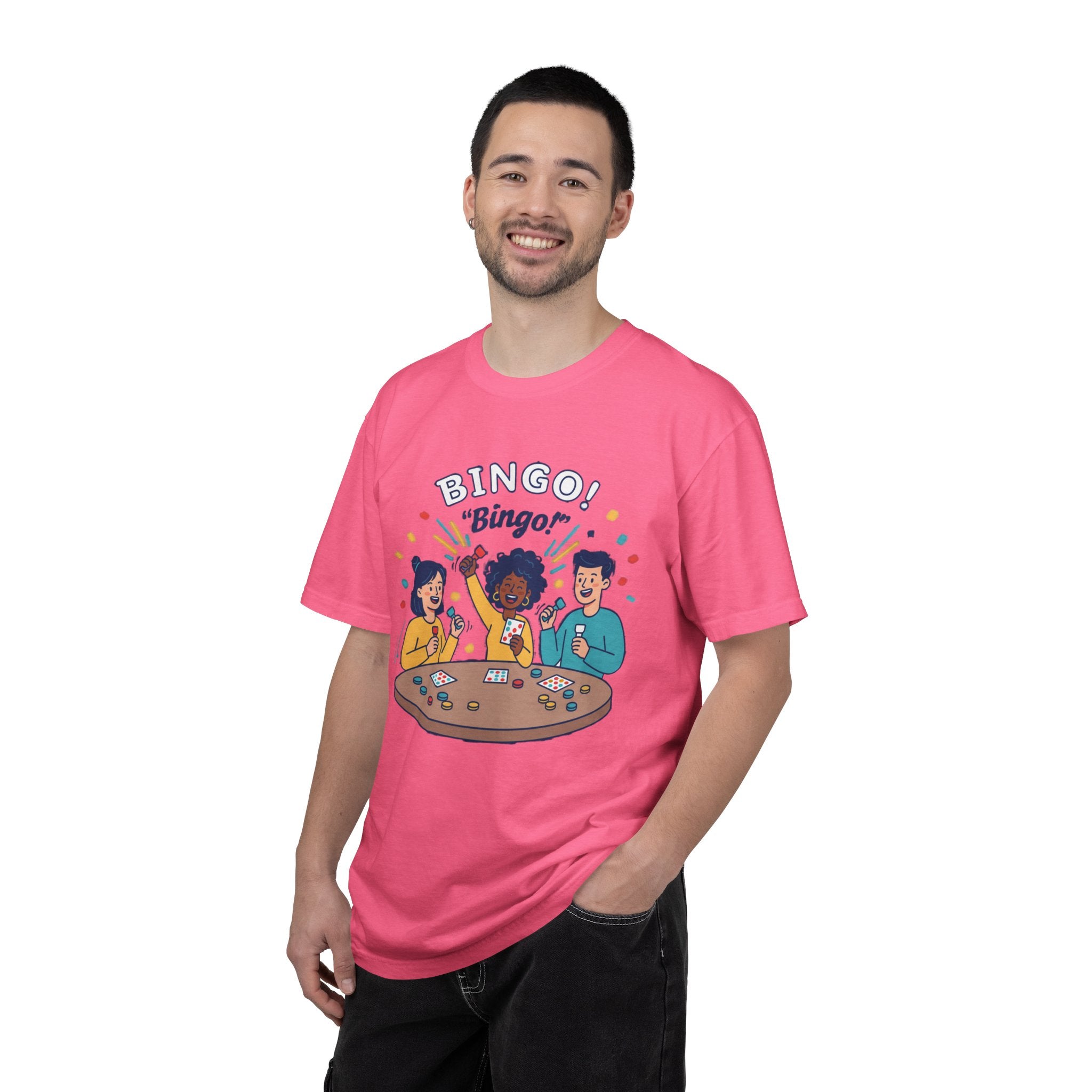Bingo Night T-Shirt — "Yelling Bingo" Friends Game Tee