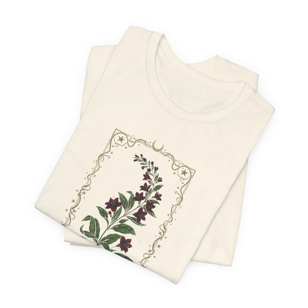 Nightshade Botanical Tee | dark botanical, gothic floral