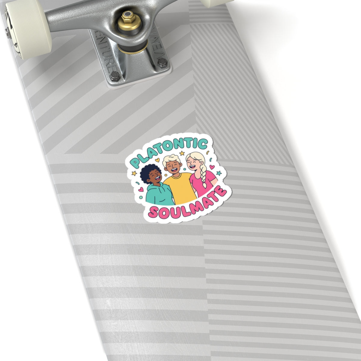 Platonic Soulmate Kiss-Cut Stickers | Friendship-First, Platonic Love