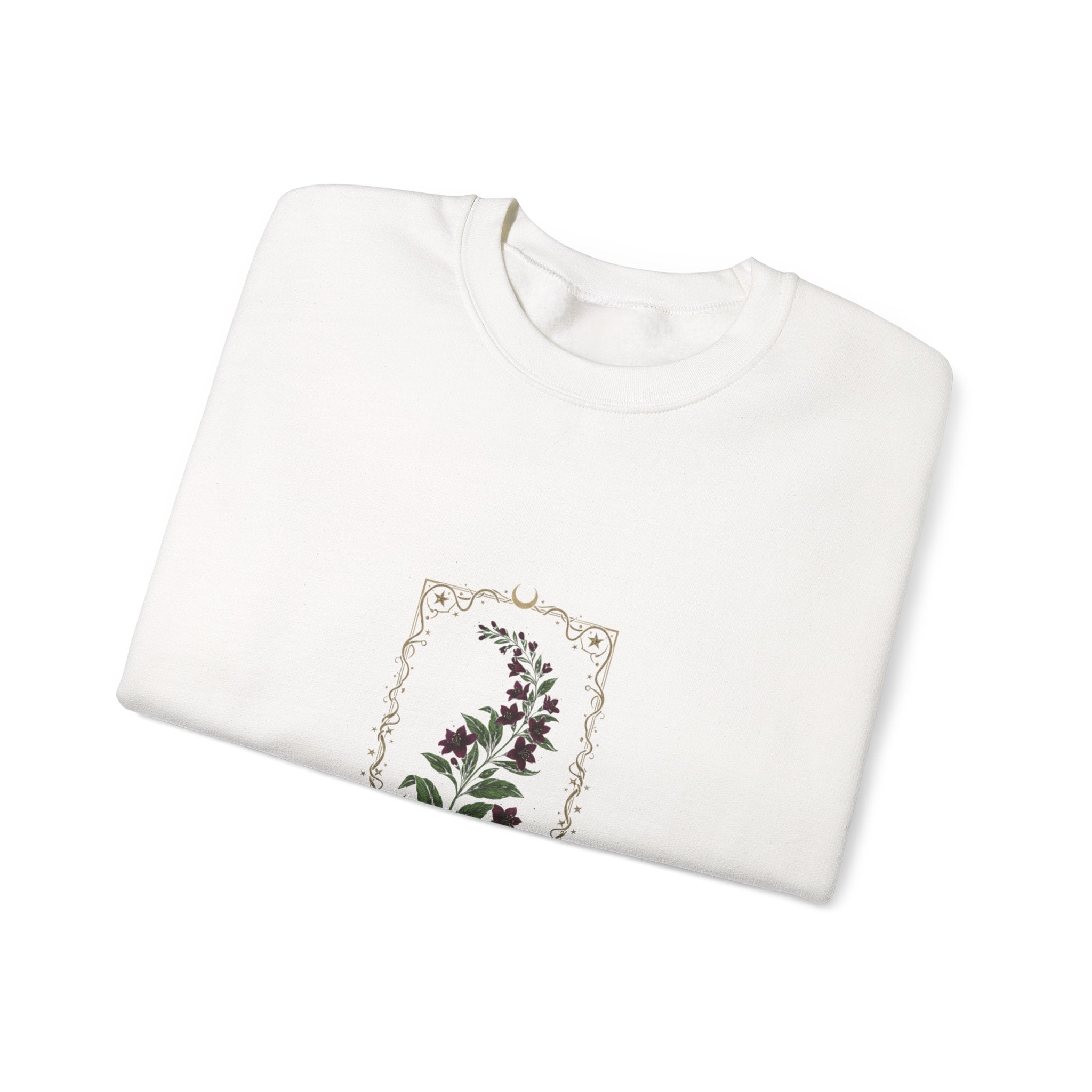 Nightshade Botanical Crewneck Sweatshirt | dark botanical, gothic floral