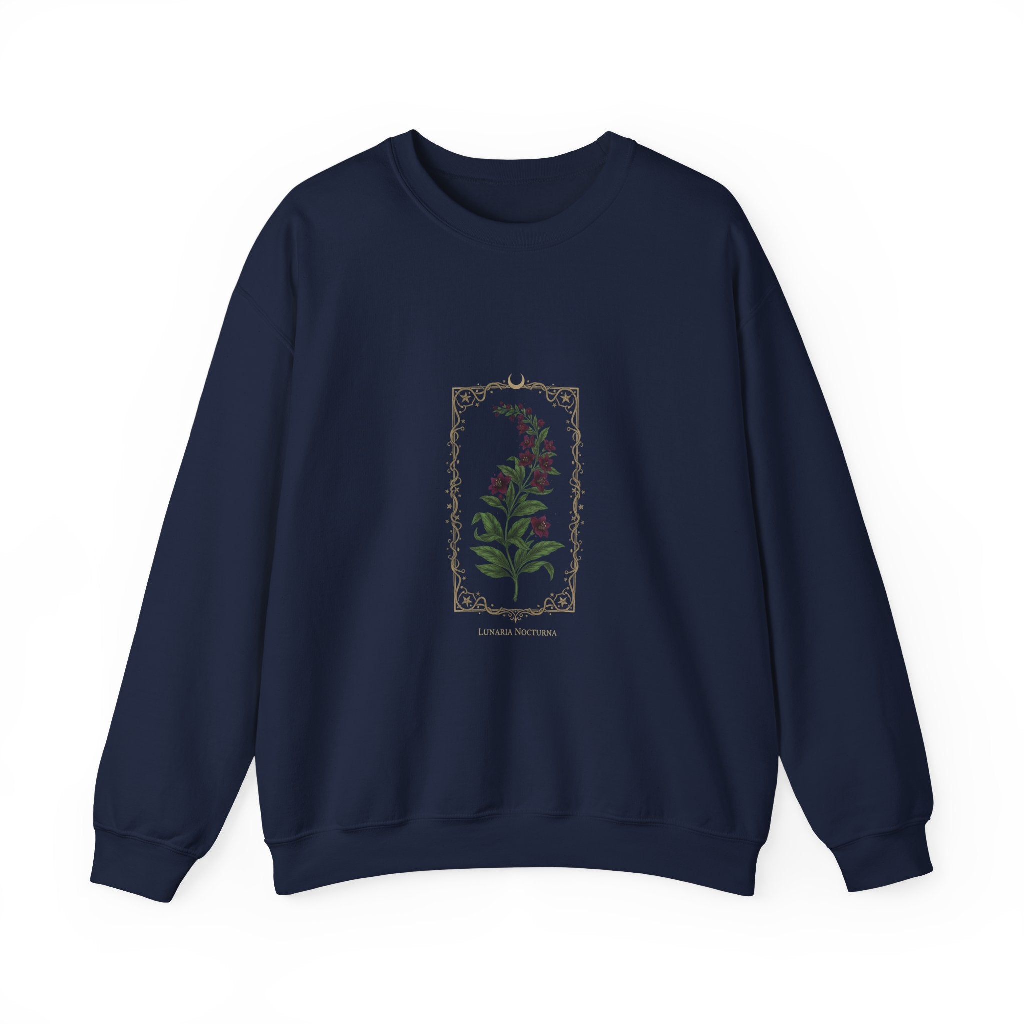 Nightshade Botanical Crewneck Sweatshirt | dark botanical, gothic floral