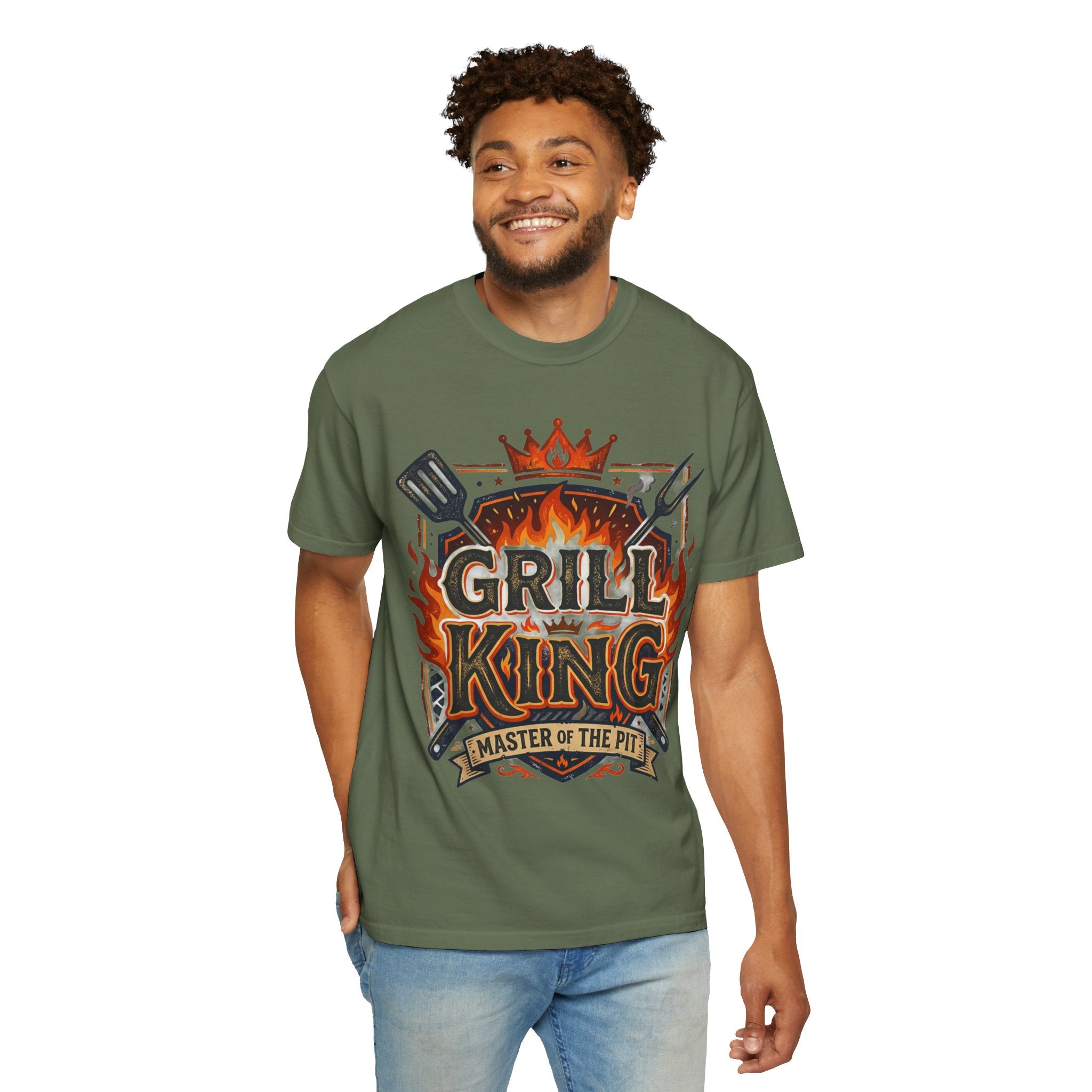 Grill King T-Shirt — Master of the Pit BBQ Tee