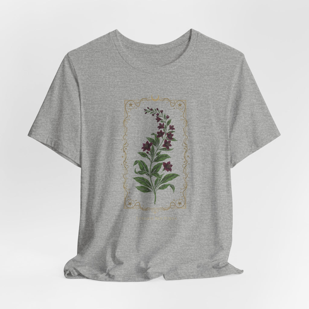 Nightshade Botanical Tee | dark botanical, gothic floral