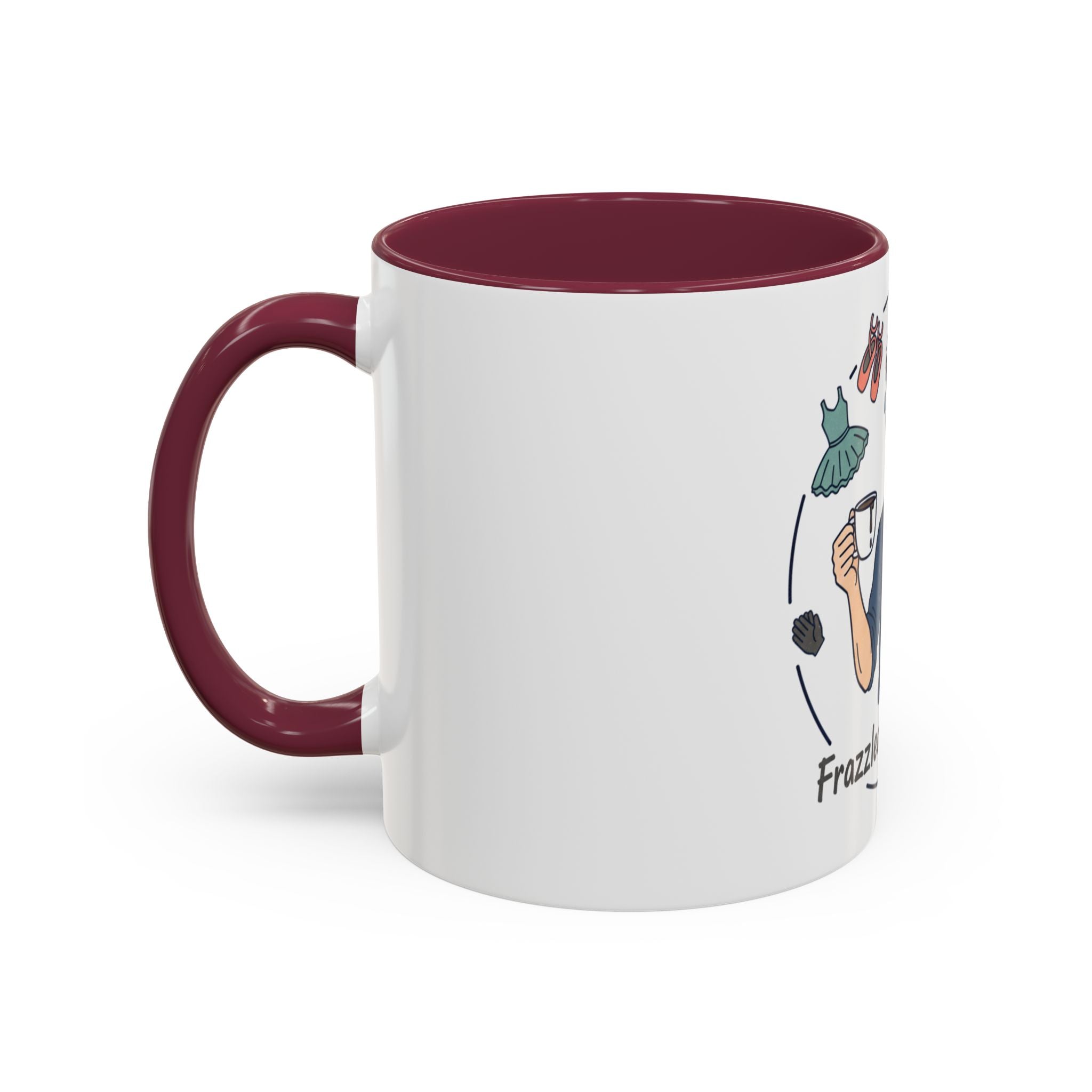 Frazzled Dance Dad Mug — Funny Dance Dad Coffee Cup (11oz/15oz)