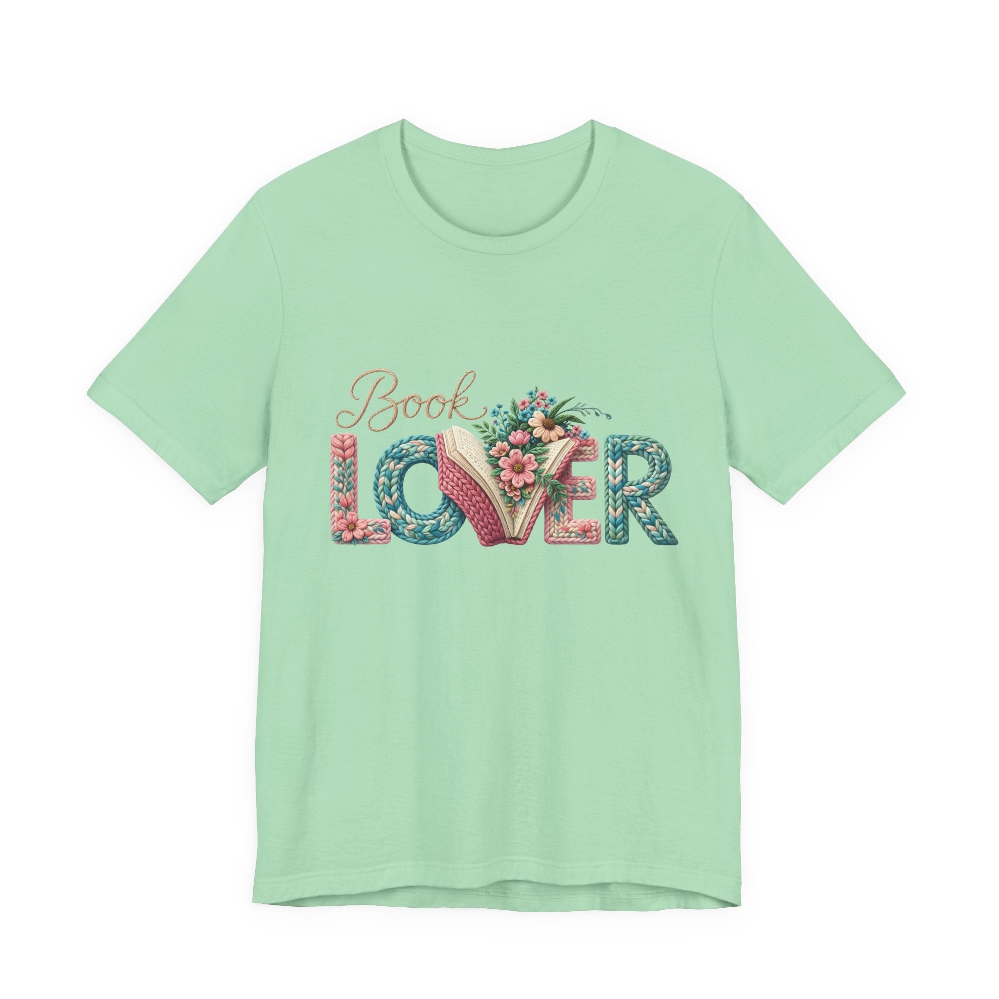 Faux Book Lover Tee — Faux. Floral 'Book Lover' Graphic T-Shirt