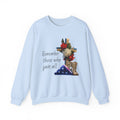 Memorial Cross Sweatshirt — "Remember Those Who Gave All" Veterans Tribute Crewneck