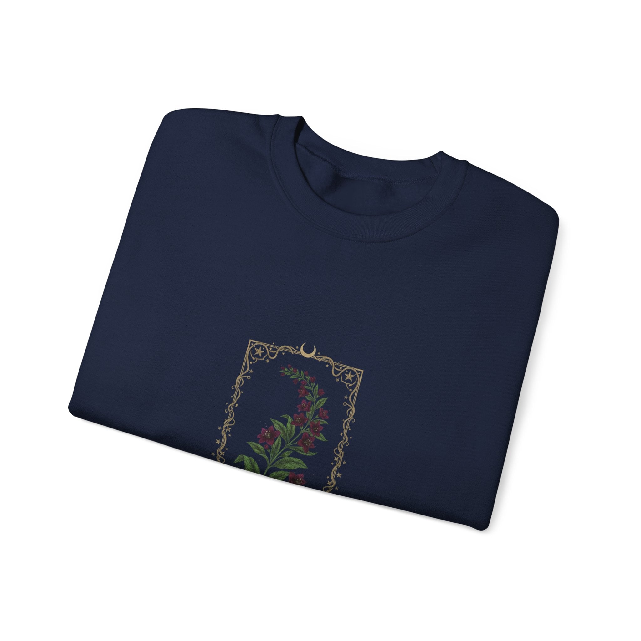 Nightshade Botanical Crewneck Sweatshirt | dark botanical, gothic floral