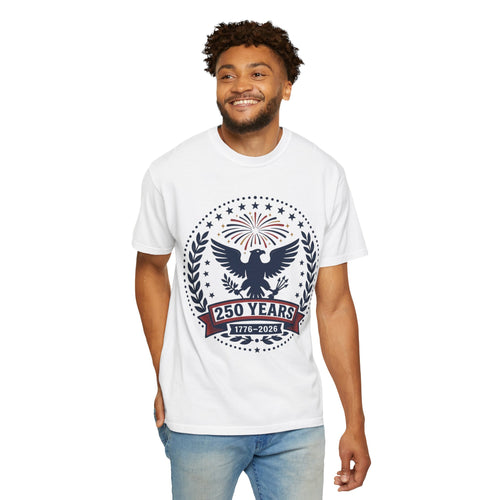 250 Years Eagle Anniversary T-Shirt — 1776–2026 Patriotic Celebration Tee