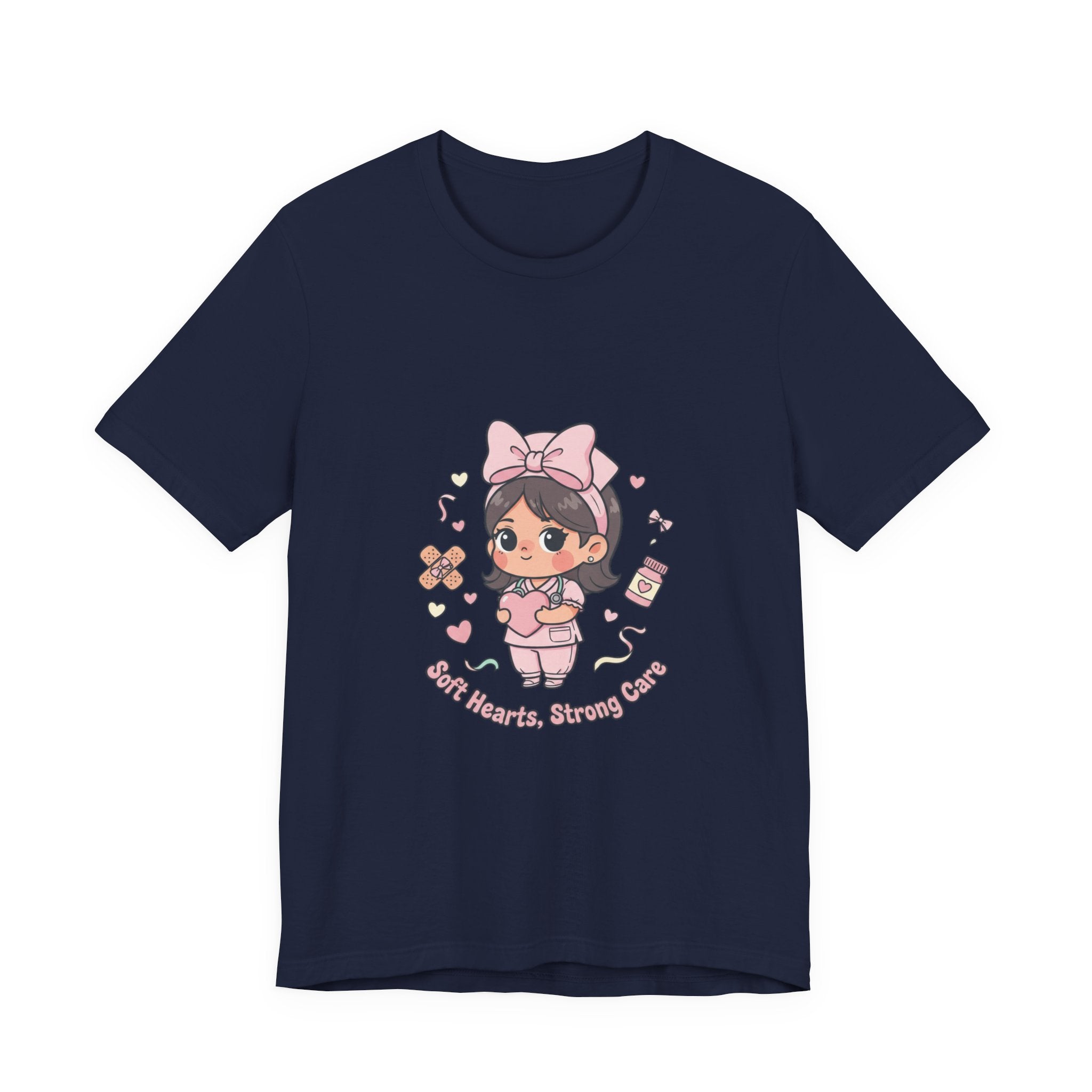 Cute Nurse Graphic Tee | Coquette medical pastel kawaii nurse merch