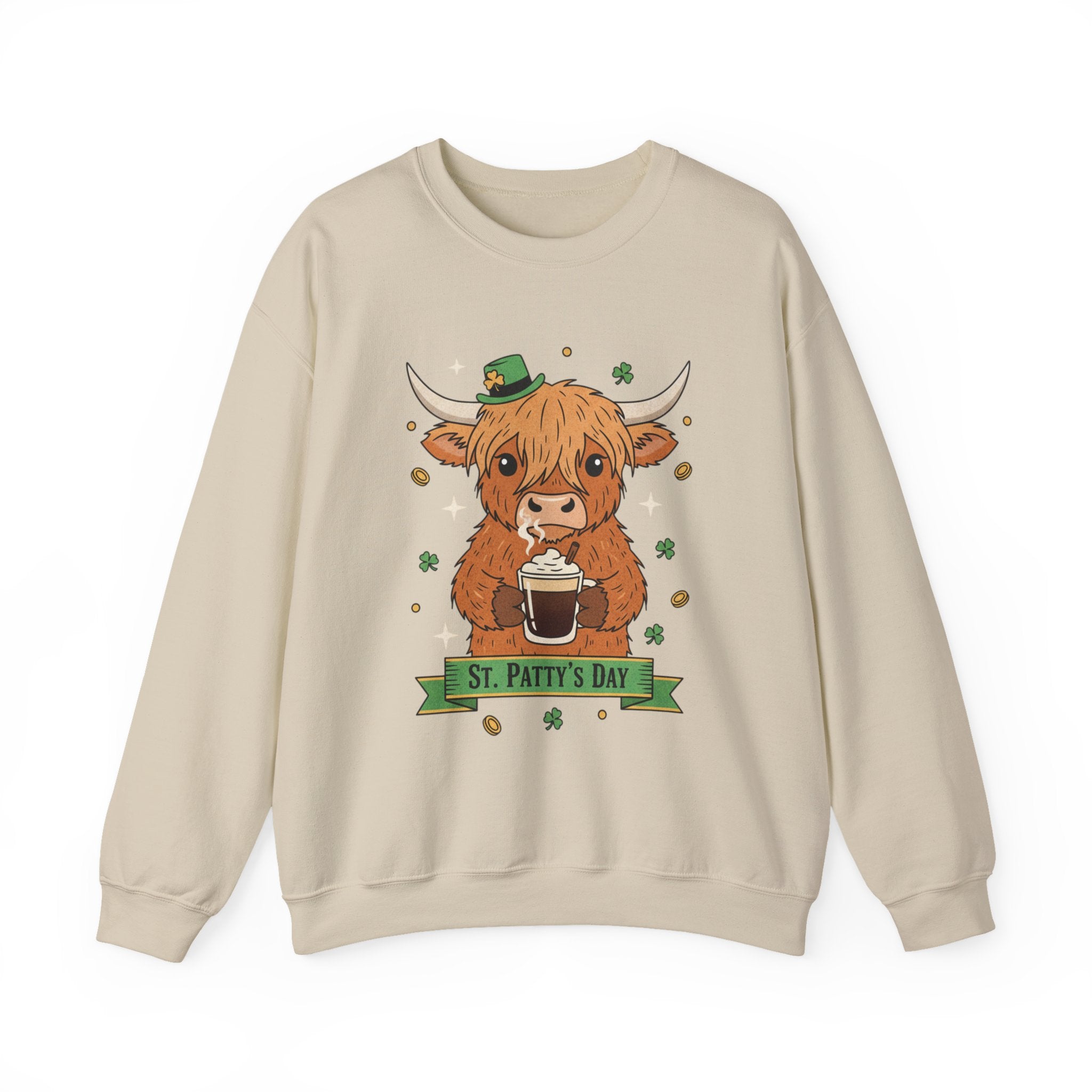 St. Patty’s Highland Cow Sweatshirt