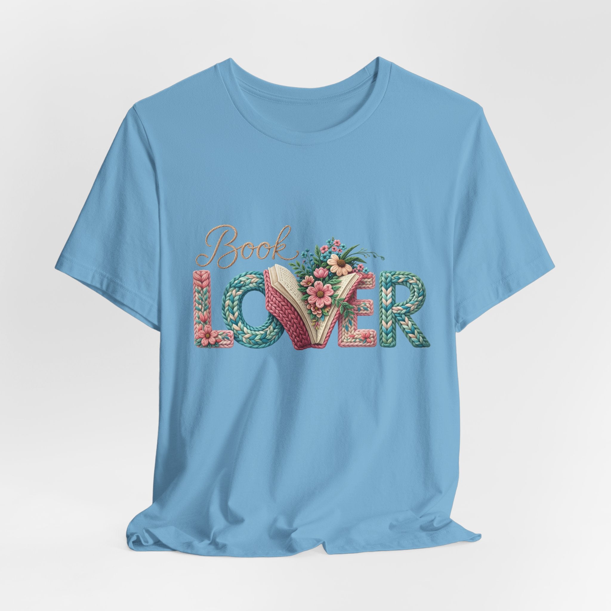 Faux Book Lover Tee — Faux. Floral 'Book Lover' Graphic T-Shirt