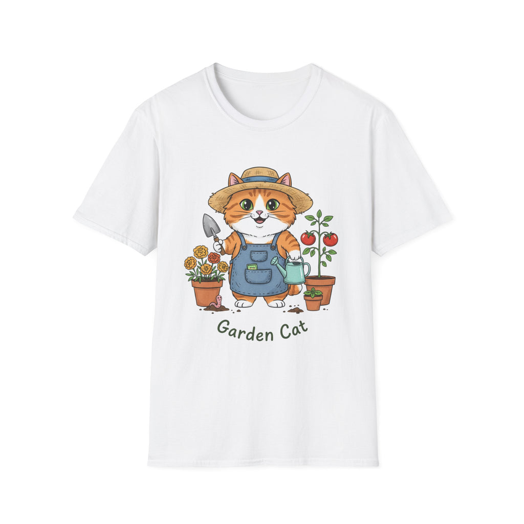 Funny Cat Gardening T-Shirt