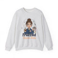 Frazzled Dance Mom Crewneck Sweatshirt – Funny Mom Gift, Coffee & Dance Mom Graphic Pullover