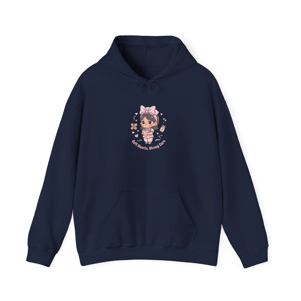 Cute Nurse Kawaii Graphic Hoodie | pastel coquette medical design