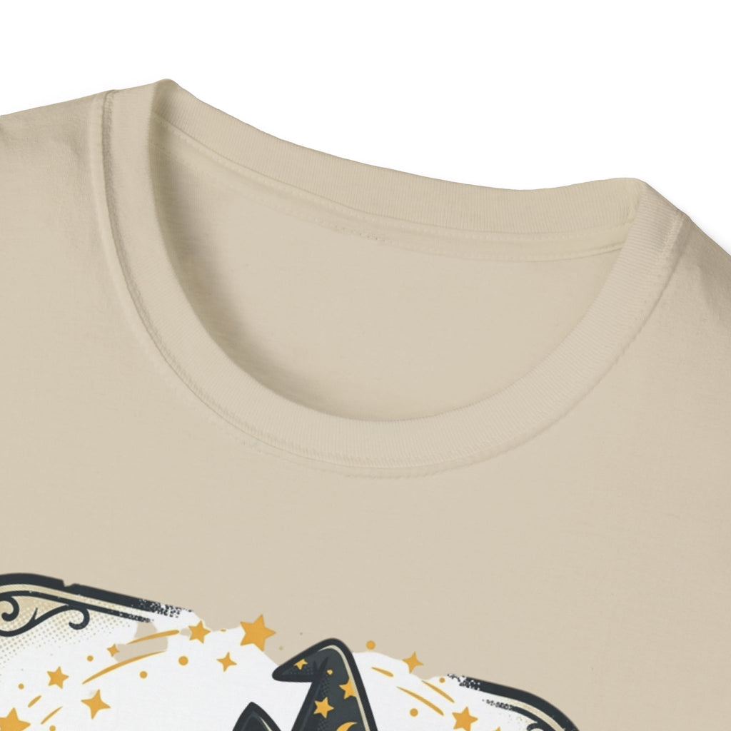 Magician Cat T-Shirt — "The Mysterious Cat" Cute Black Cat Magic Graphic Tee