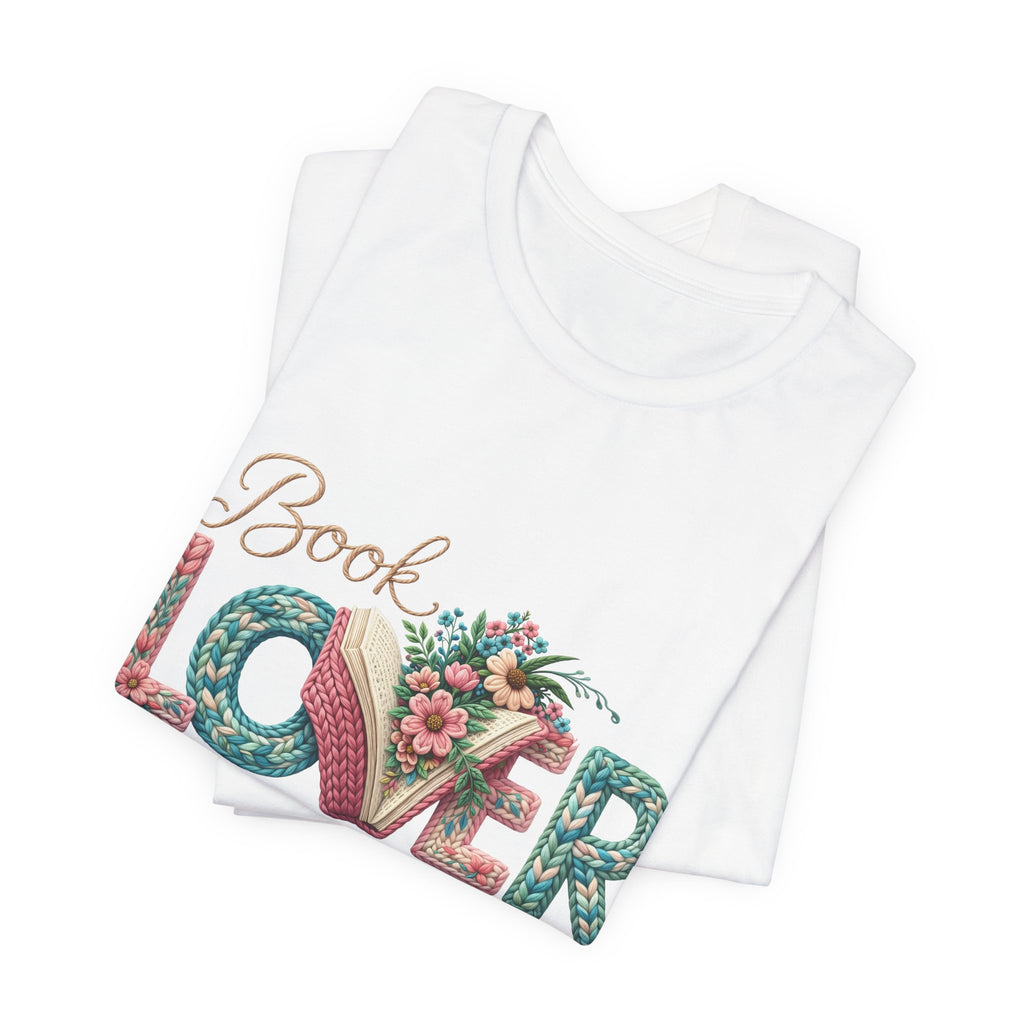 Faux Book Lover Tee — Faux. Floral 'Book Lover' Graphic T-Shirt