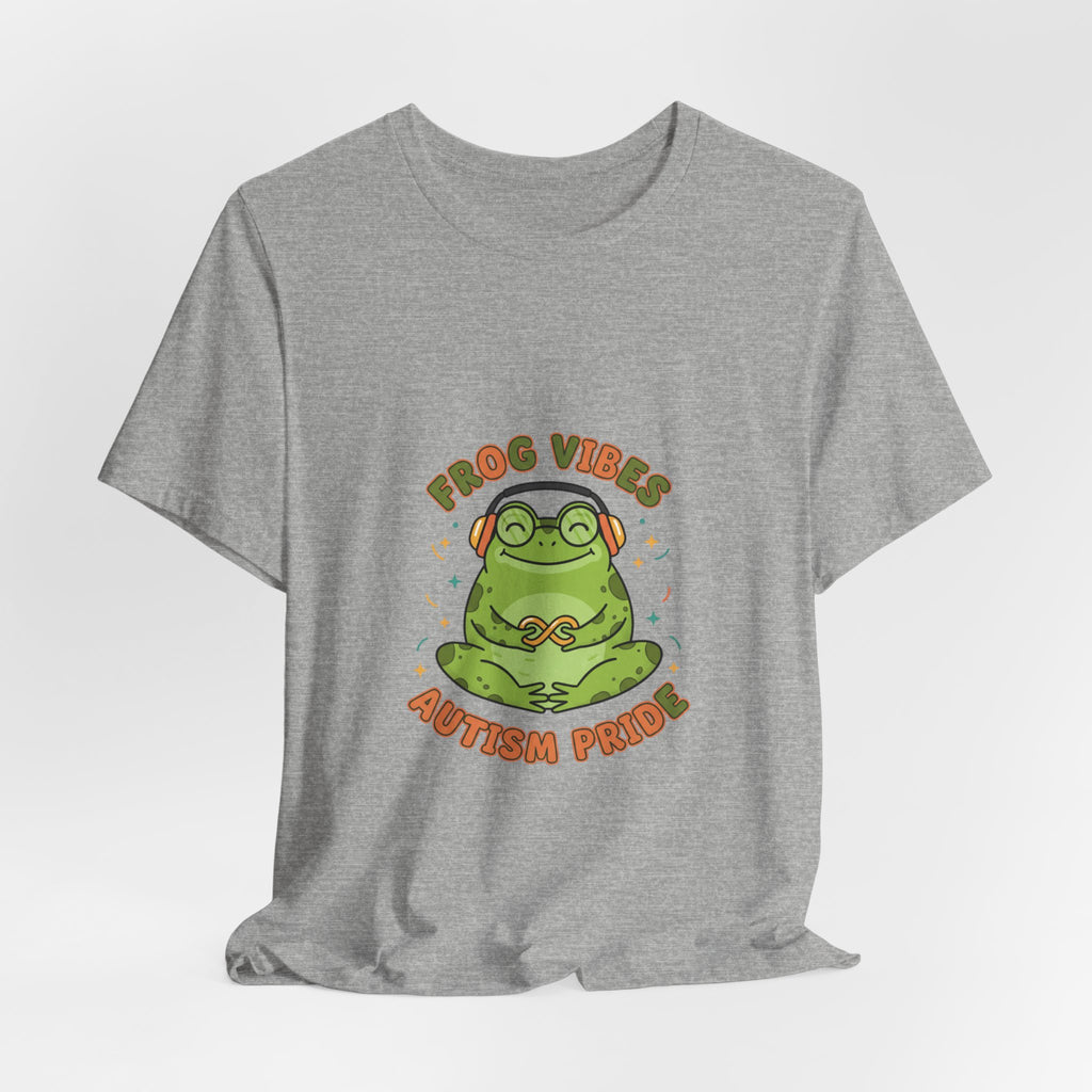 Frog Vibes Autism Pride Tee | neurodiversity pride, frog meme design