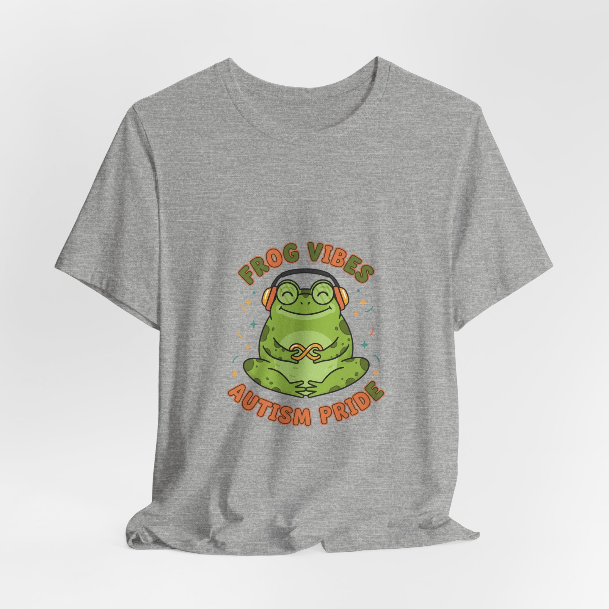 Frog Vibes Autism Pride Tee | neurodiversity pride, frog meme design