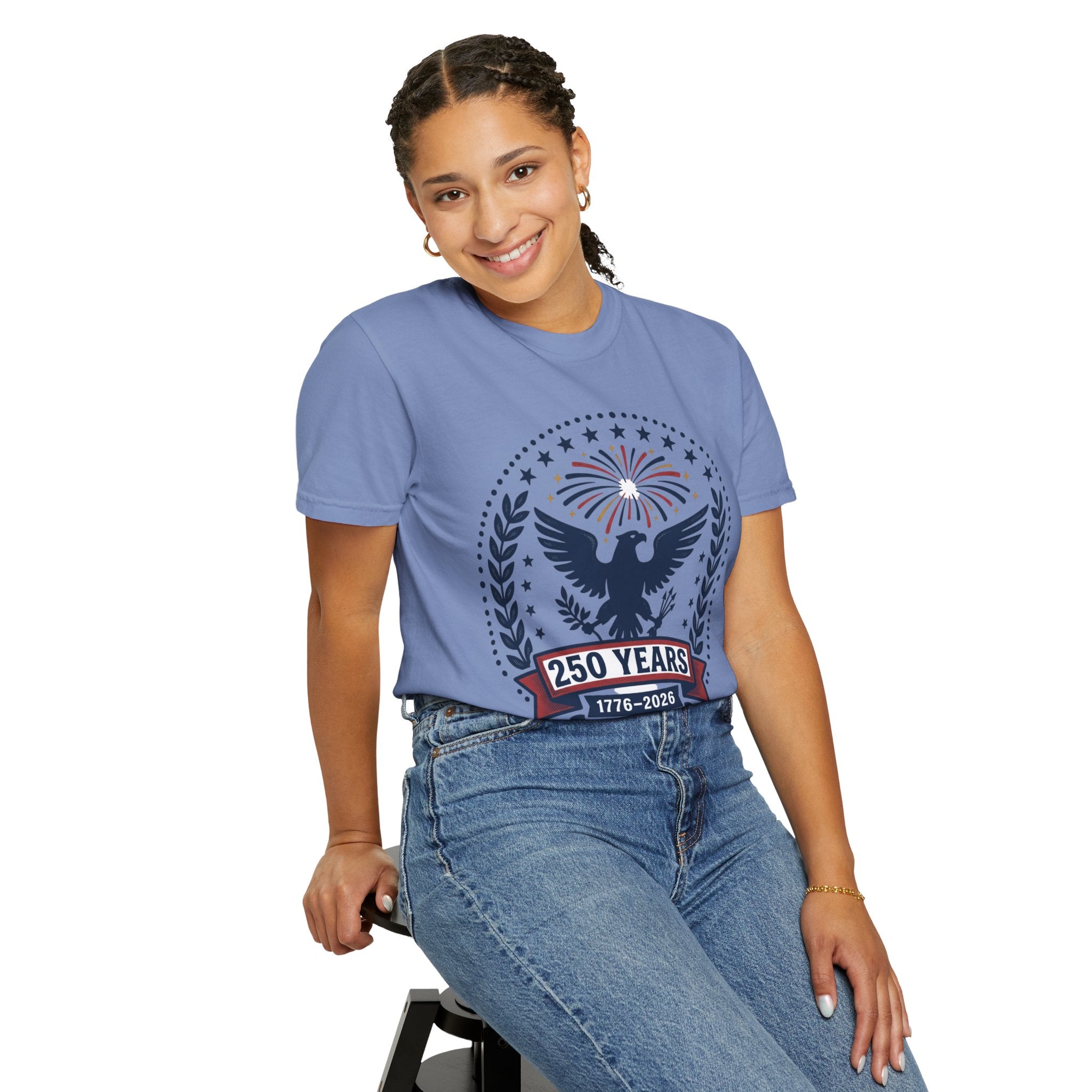 250 Years Eagle Anniversary T-Shirt — 1776–2026 Patriotic Celebration Tee
