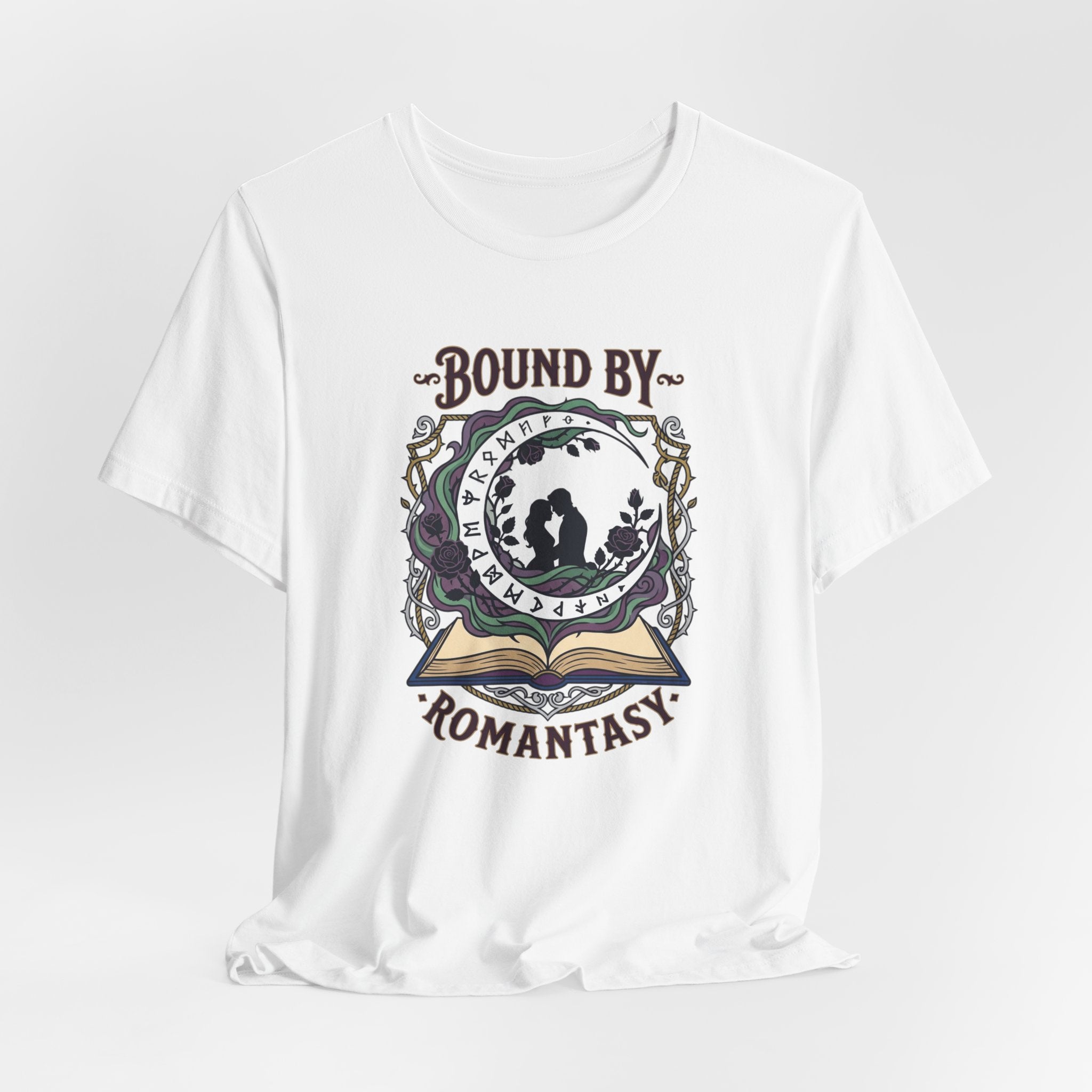 Bound by Romantasy Tee | romantasy reader, enchanted gothic book lover