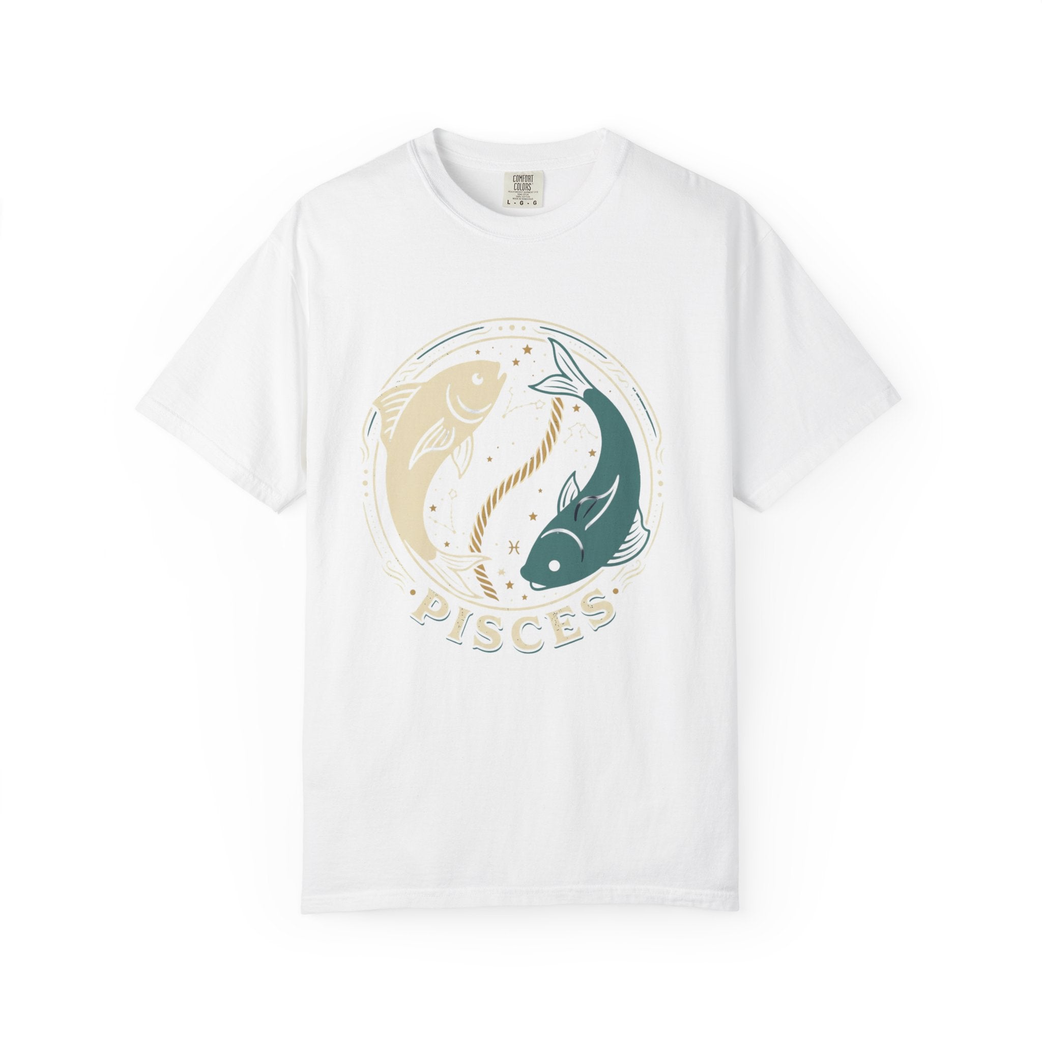 Pisces Zodiac T-Shirt — Yin Yang Fish Astrological Tee