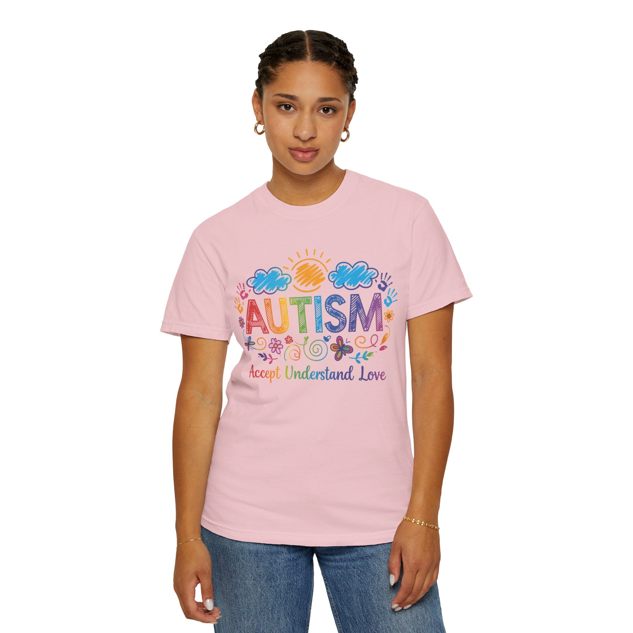 Autism Awareness T-Shirt — "Accept Understand Love" Colorful Support Tee