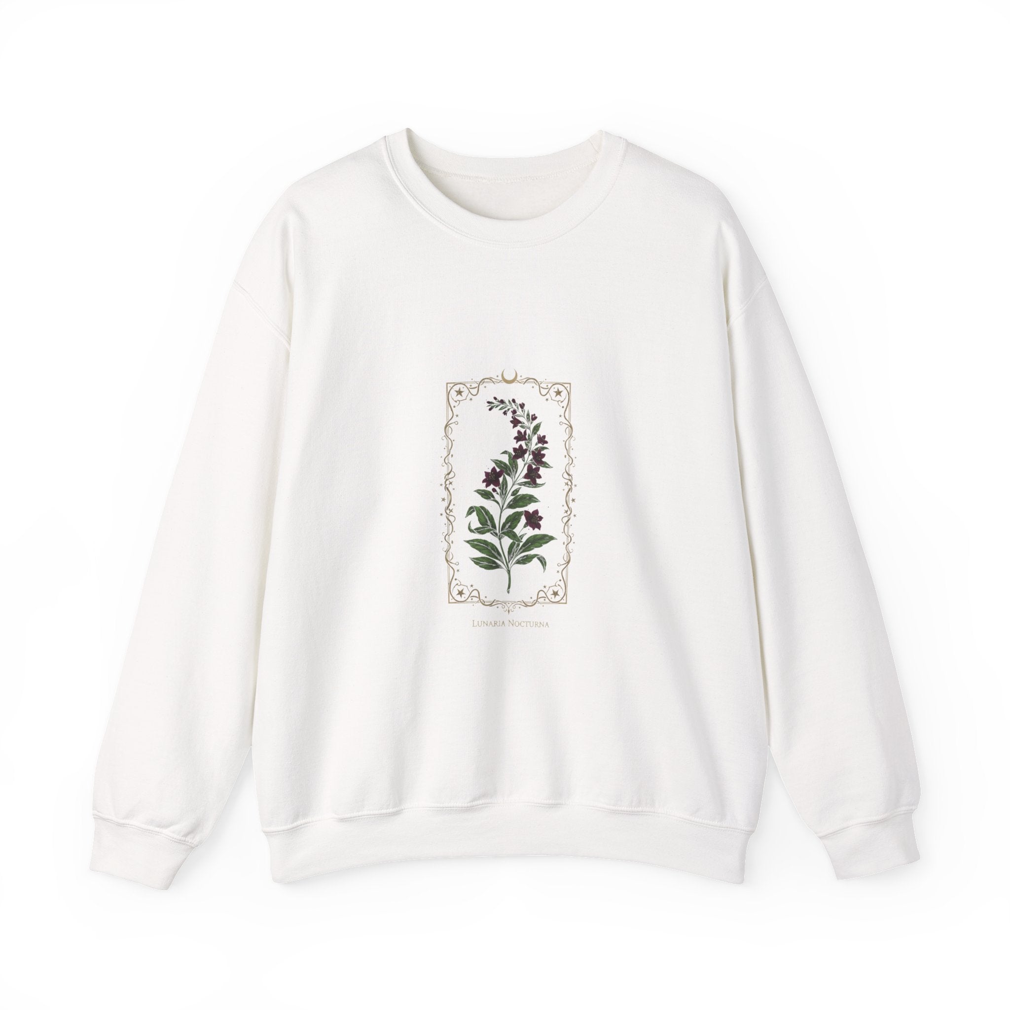 Nightshade Botanical Crewneck Sweatshirt | dark botanical, gothic floral