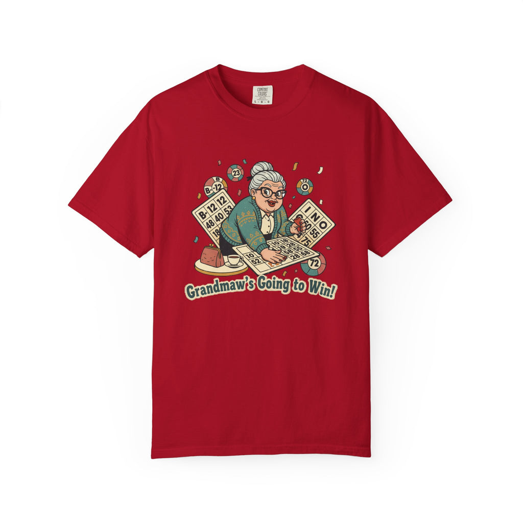 Grandmaw Playing Bingo T-Shirt — Funny Bingo Grandma Tee