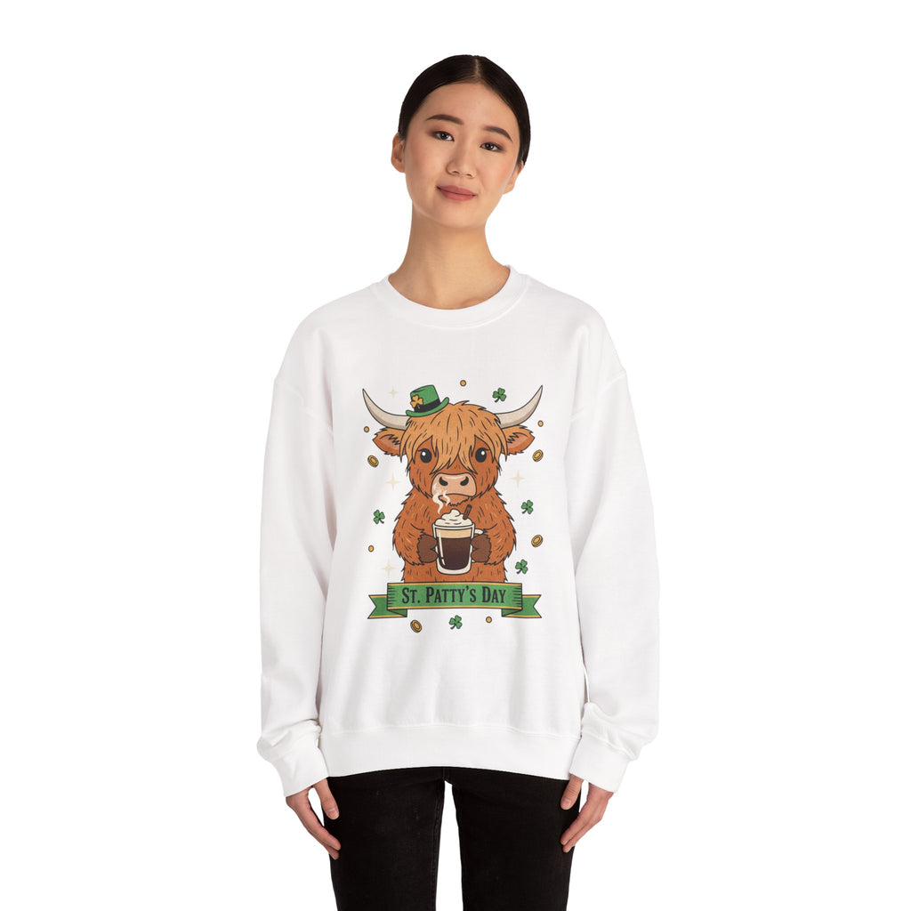 St. Patty’s Highland Cow Sweatshirt