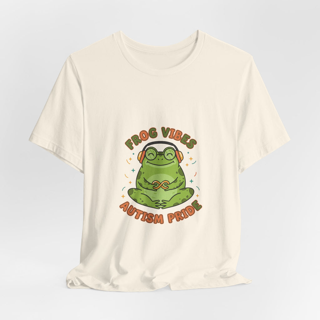 Frog Vibes Autism Pride Tee | neurodiversity pride, frog meme design