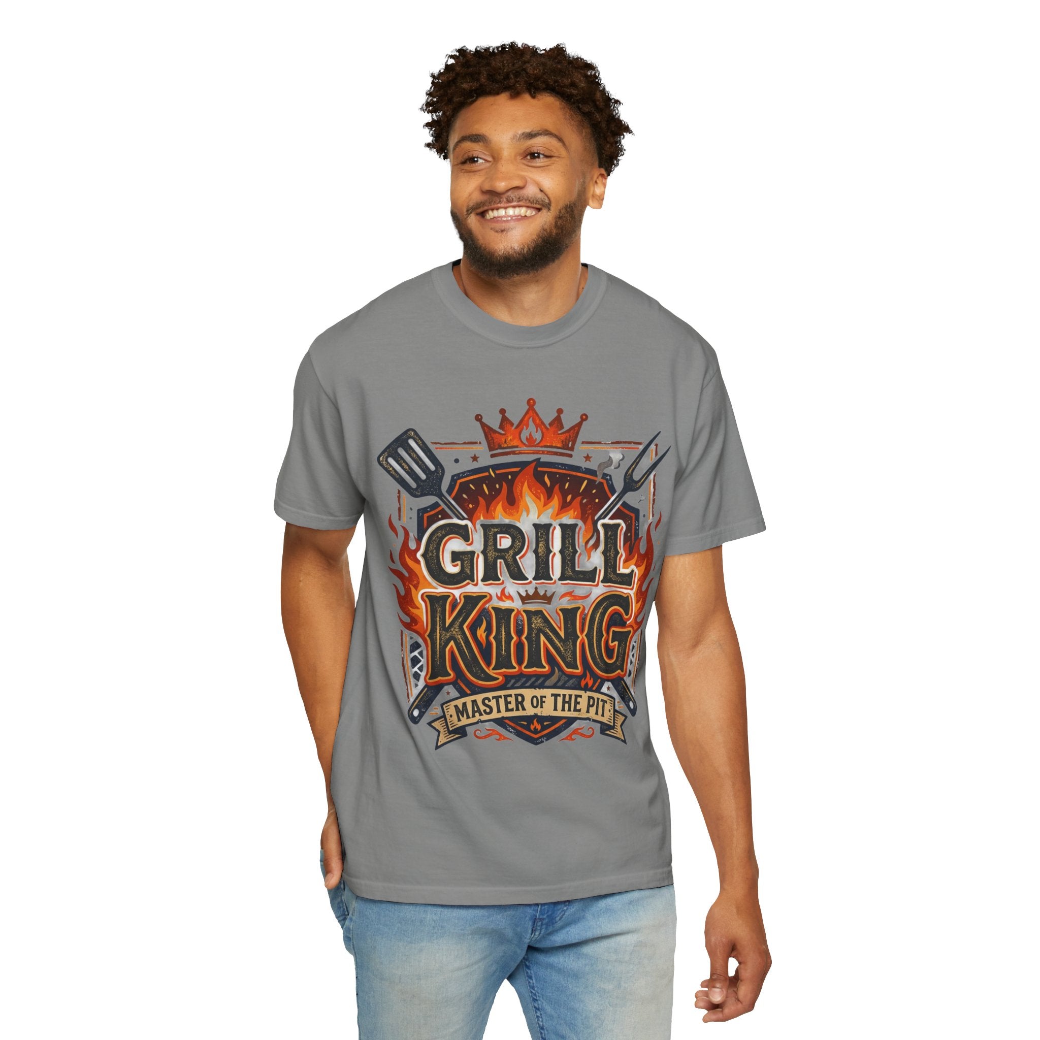 Grill King T-Shirt — Master of the Pit BBQ Tee