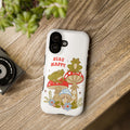 iPhone 17 Phone Case 'Stay Happy' Frogs on Mushrooms Impact-Resistant Case