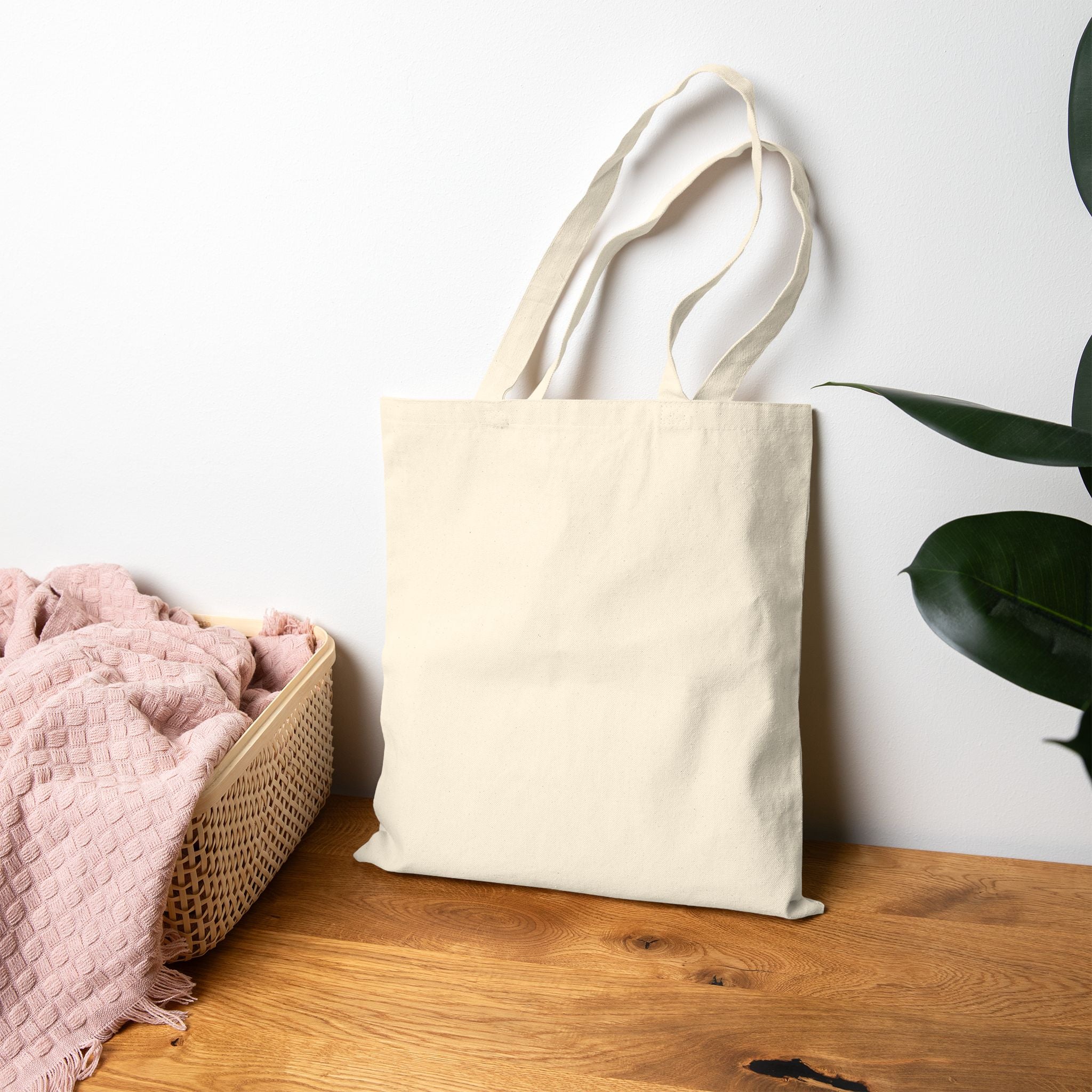 Floral 'Enjoy' Canvas Tote Bag — Vintage Rose and hummingbird Market Tote