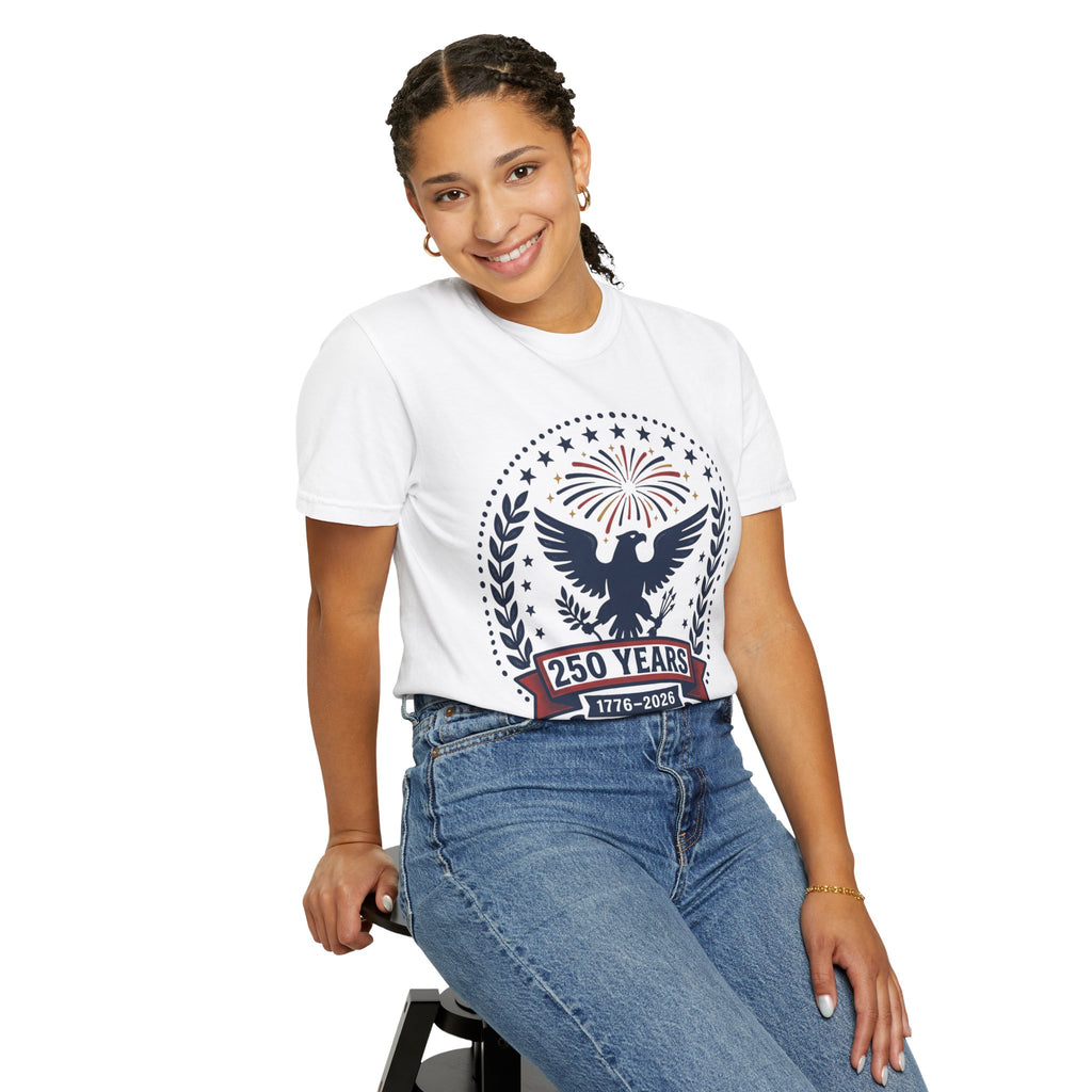 250 Years Eagle Anniversary T-Shirt — 1776–2026 Patriotic Celebration Tee