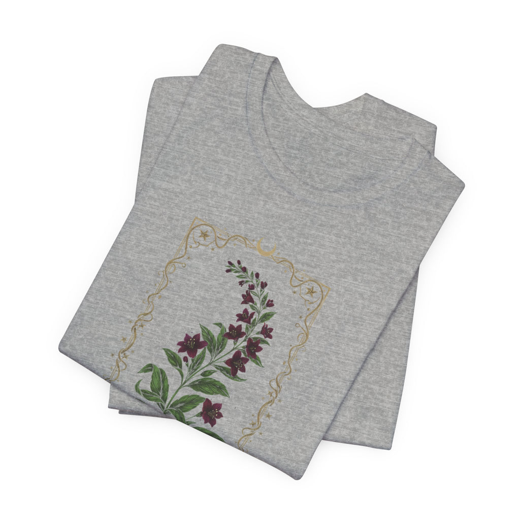Nightshade Botanical Tee | dark botanical, gothic floral
