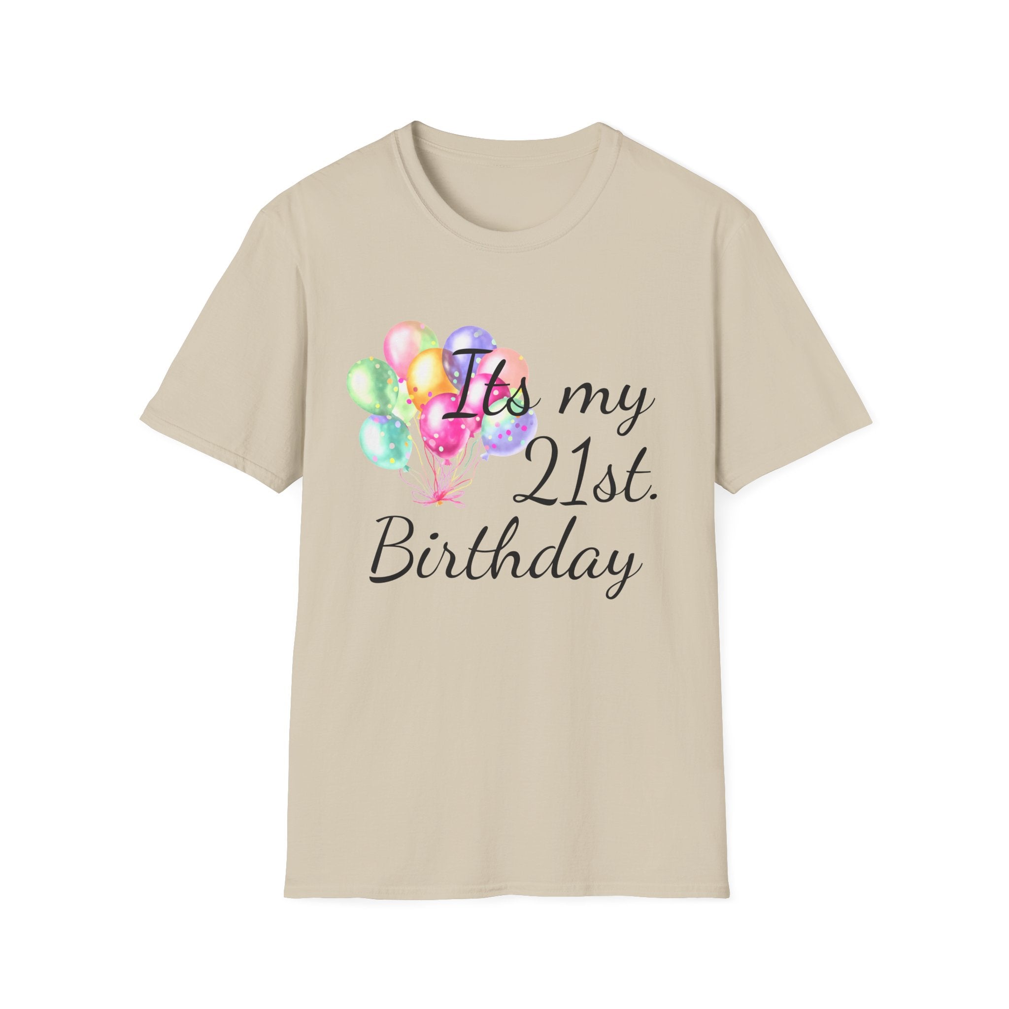 Birthday Balloons T-Shirt — "It's My" Celebration Tee