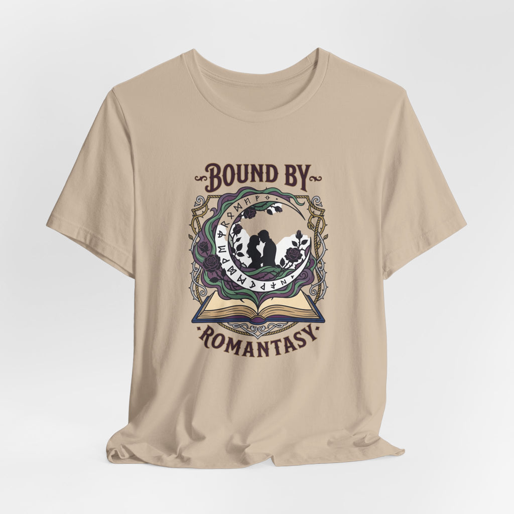 Bound by Romantasy Tee | romantasy reader, enchanted gothic book lover