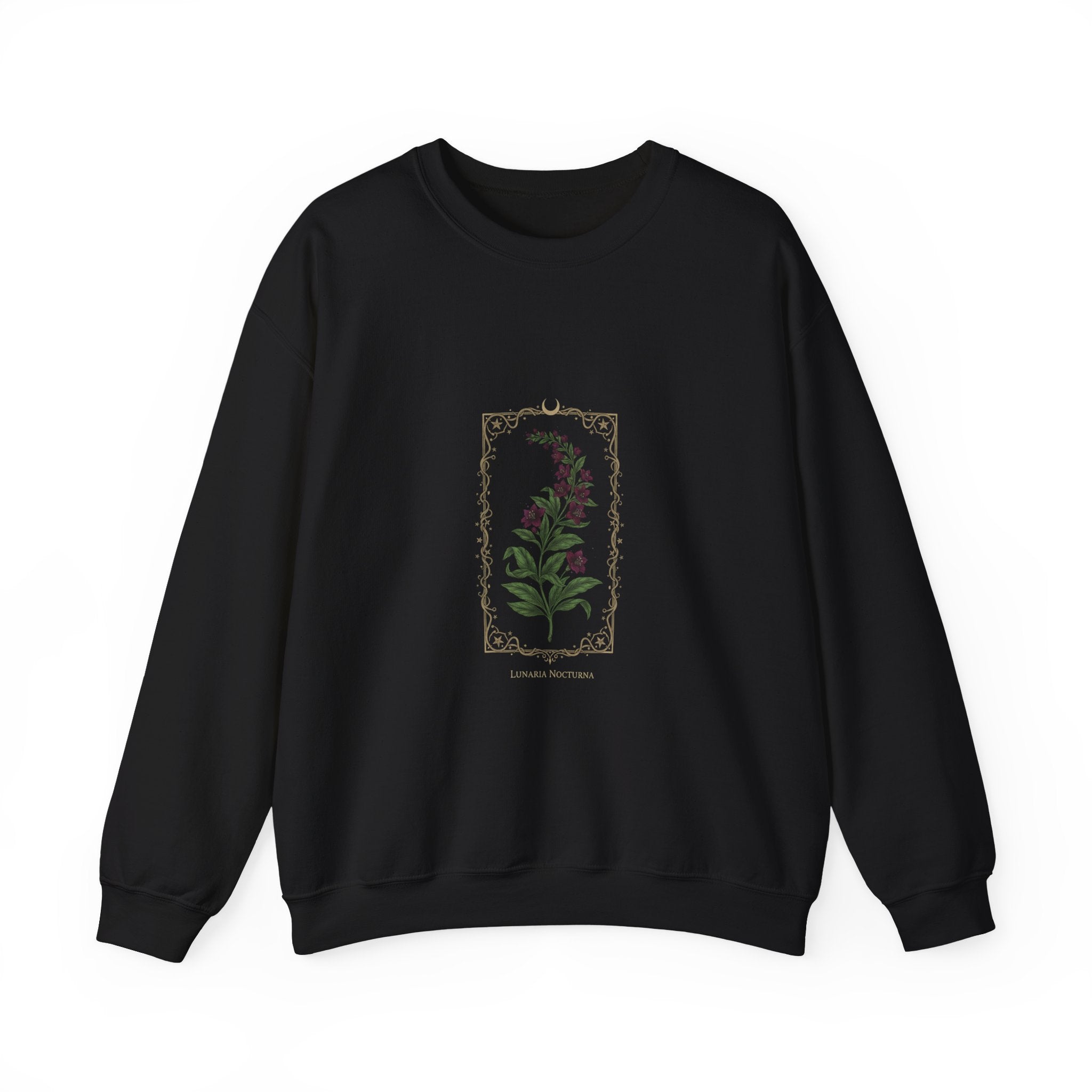 Nightshade Botanical Crewneck Sweatshirt | dark botanical, gothic floral
